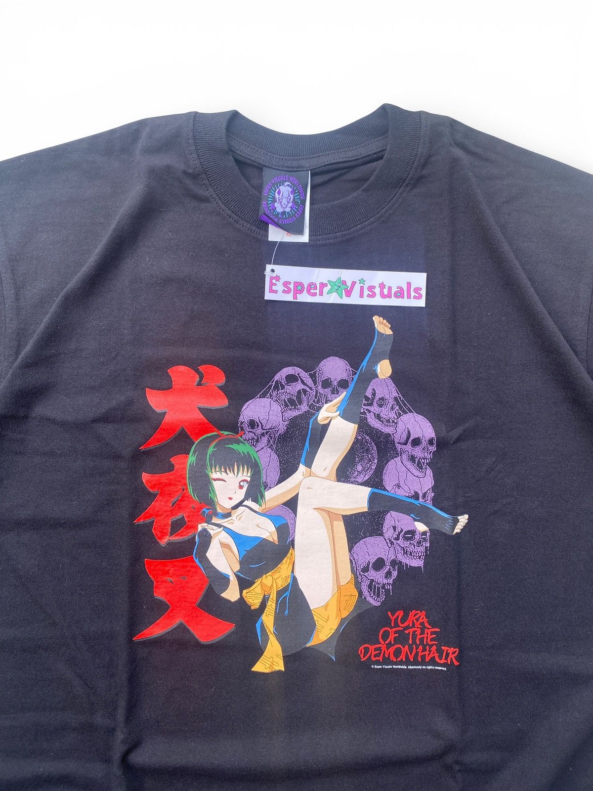 Japanese Brand Rare Yura of The Demon Hair Anime Waifu T-Shirt Black XL Size US XL / EU 56 / 4 - 3 Thumbnail