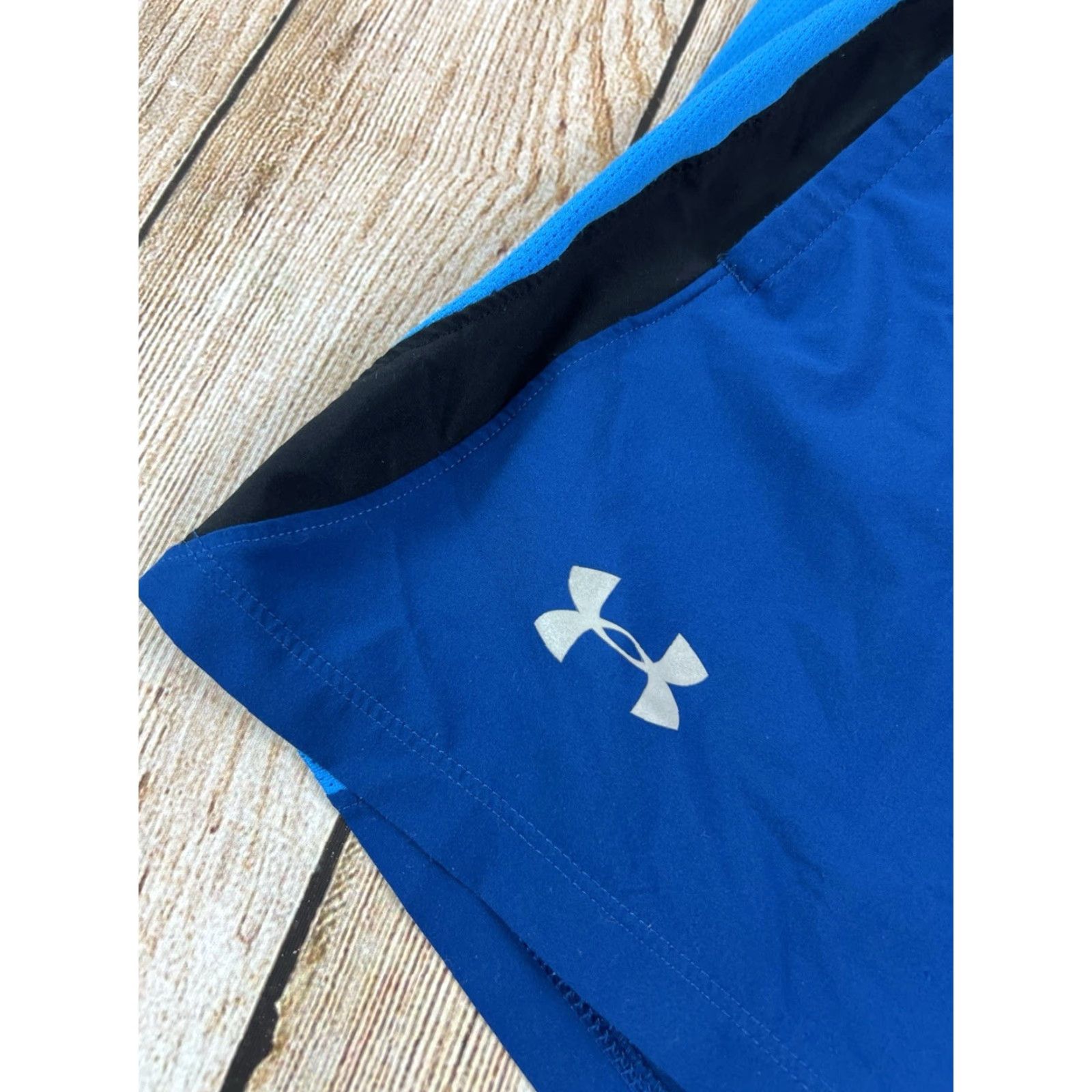Under Armour Under Armour Shorts Fitted Lined Running Athletic Blue Size Medium Mens Size US 31 - 3 Thumbnail