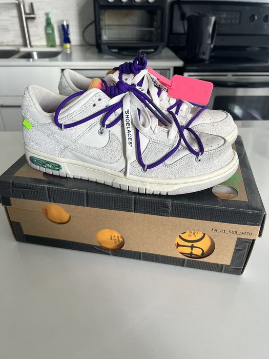 Off-White x Dunk Low 'Lot 15 of 50' DJ0950-101