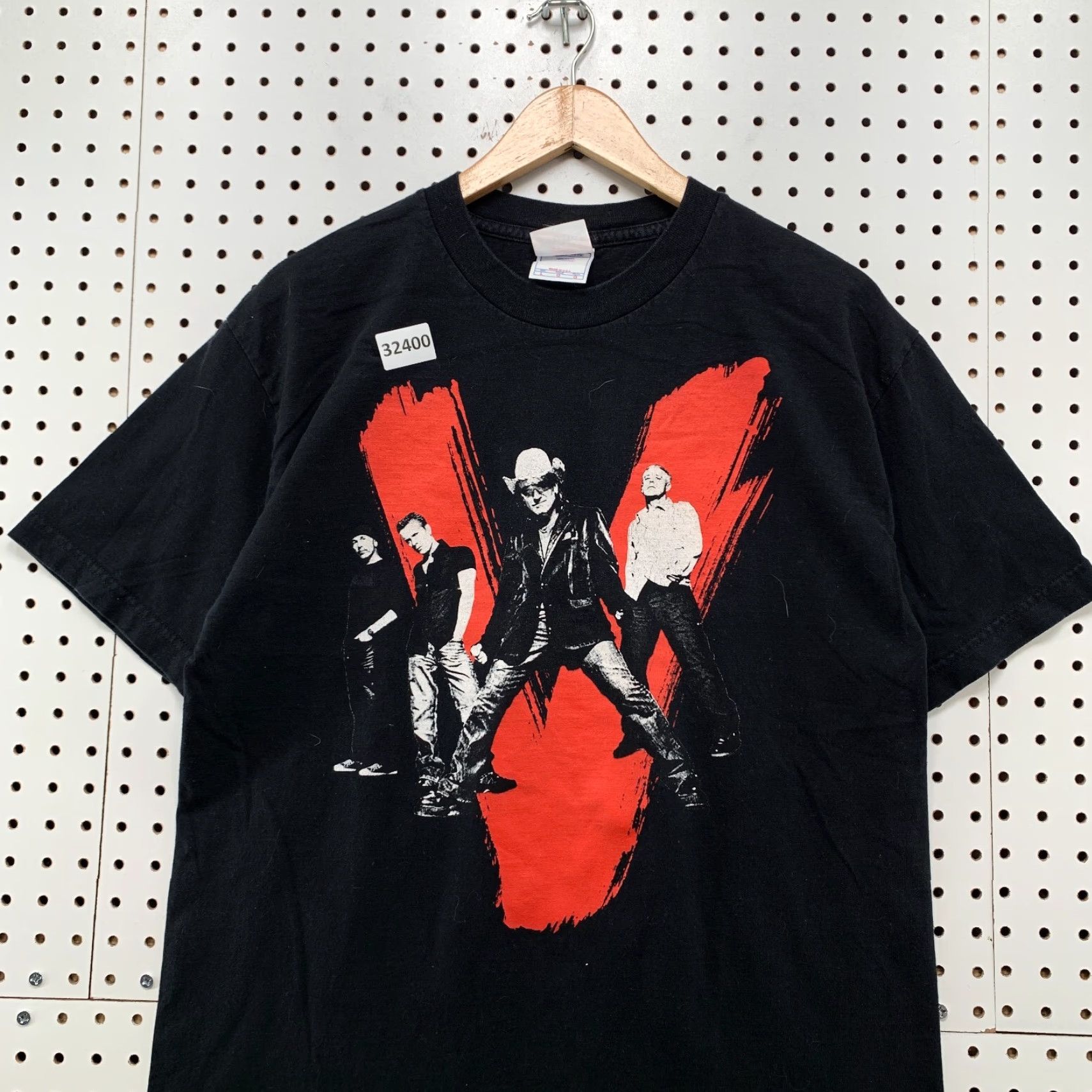 Vintage VINTAGE Murina U2 Vertigo Band Tour T-Shirt Black Mens Large Music Rock 21x28.5 USA Size US L / EU 52-54 / 3 - 6 Thumbnail