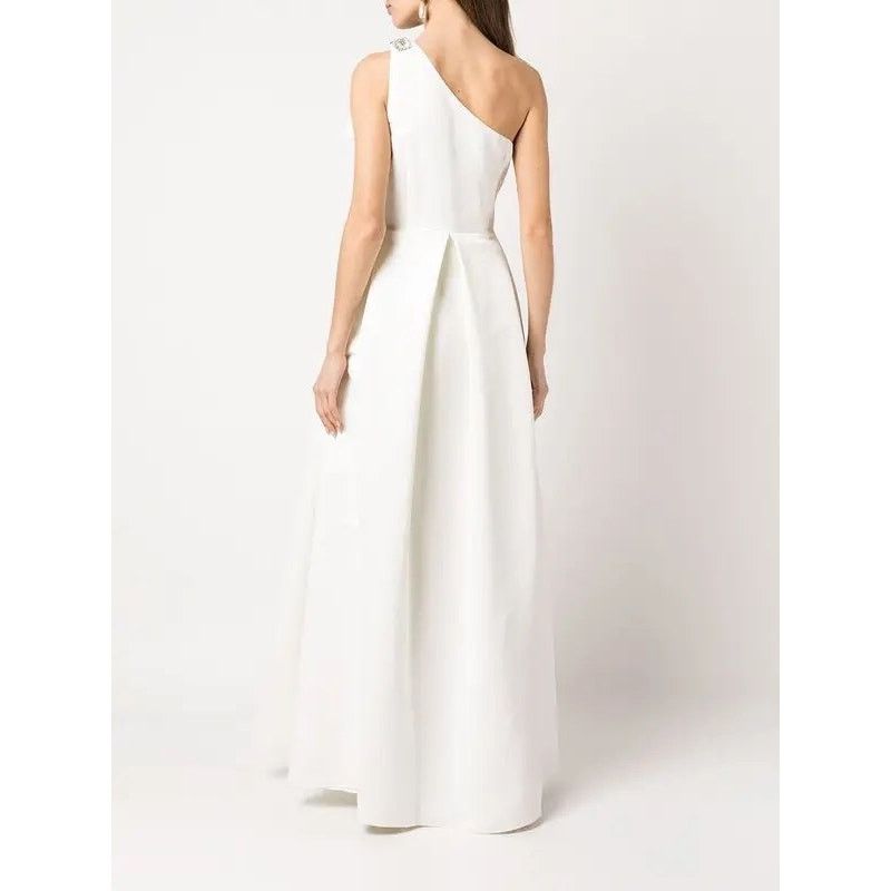 Sachin & Babi Sachin & Babi Martina One-Shoulder Gown Wedding Dress size 8 Size M / US 6-8 / IT 42-44 - 4 Thumbnail