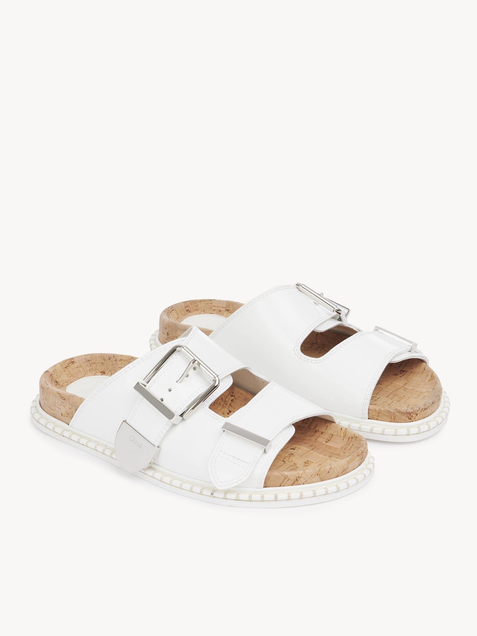 Chloe oc11z0525 Rebecca Slides in White Size US 8 / IT 38 - 3 Thumbnail
