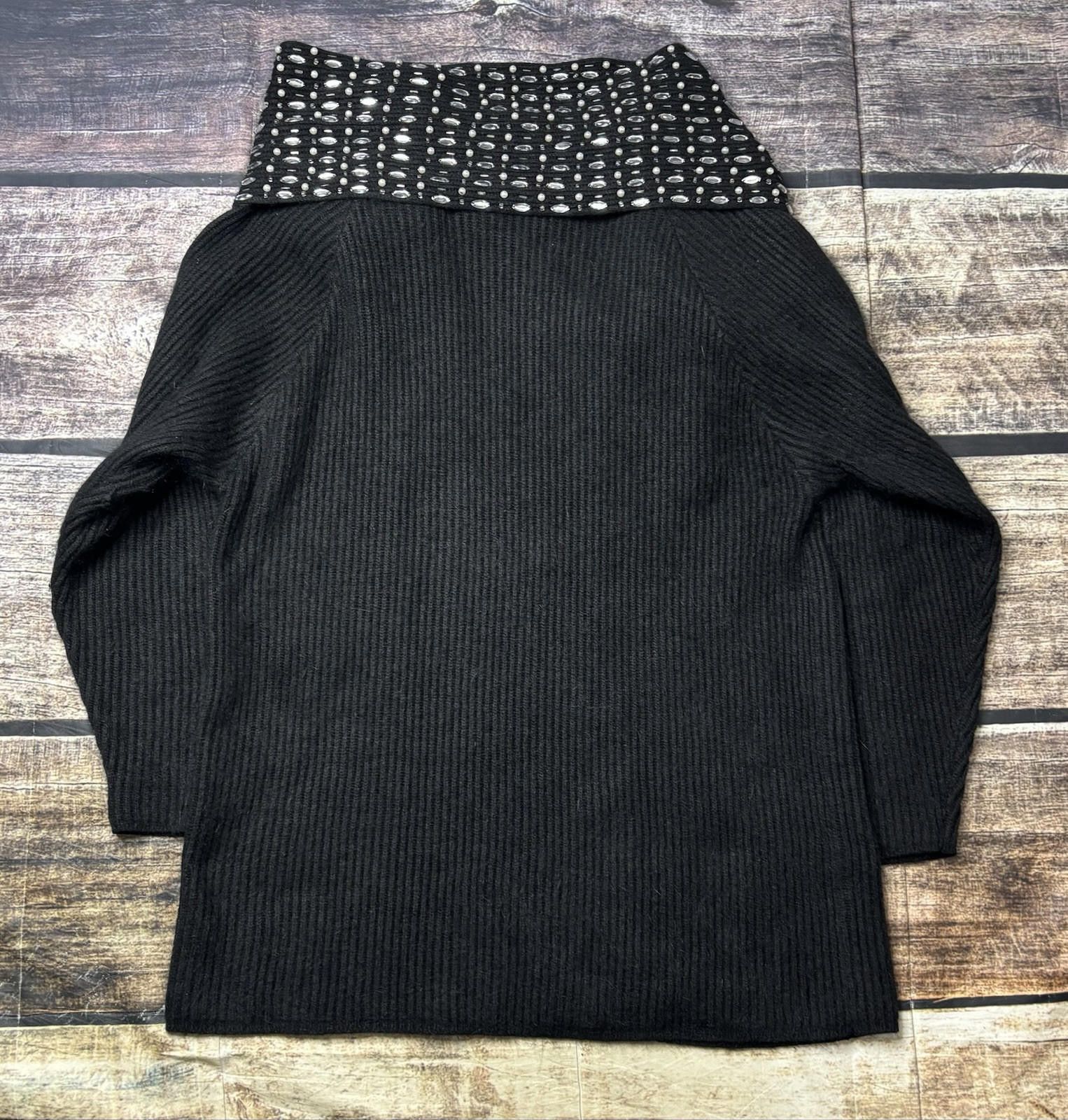 Other 90s I.B. Diffusion Sweater Womens L Silk Angora Blend Scarf Size L / US 10 / IT 46 - 3 Thumbnail
