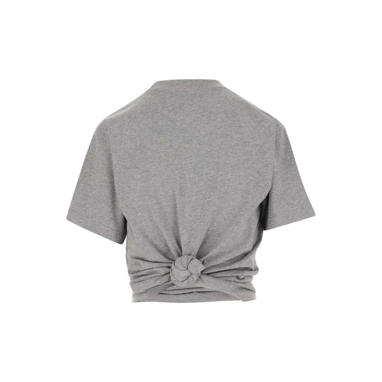Balenciaga o1tr1nto0526 Beverly Hills Knotted T-Shirt Small Fit in Grey Size M / US 6-8 / IT 42-44 - 2 Thumbnail