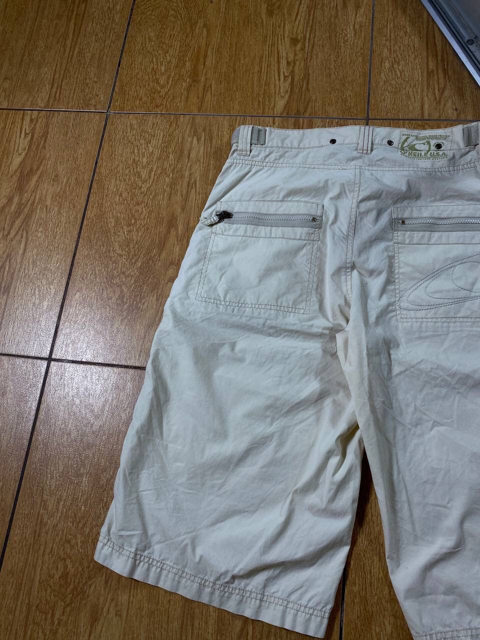O'Neill × Vintage Crazy Y2K Oneill cargo Faded Baggy Skater Shorts Size US 32 / EU 48 - 16 Thumbnail