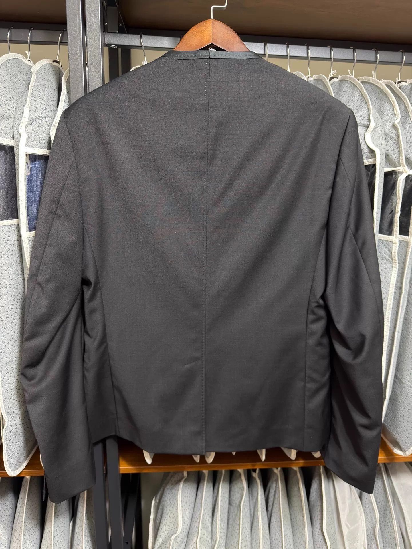 Dolce & Gabbana Black Formal Blazer with Satin Lapel Size L Size US XXS / EU 40 - 2 Thumbnail