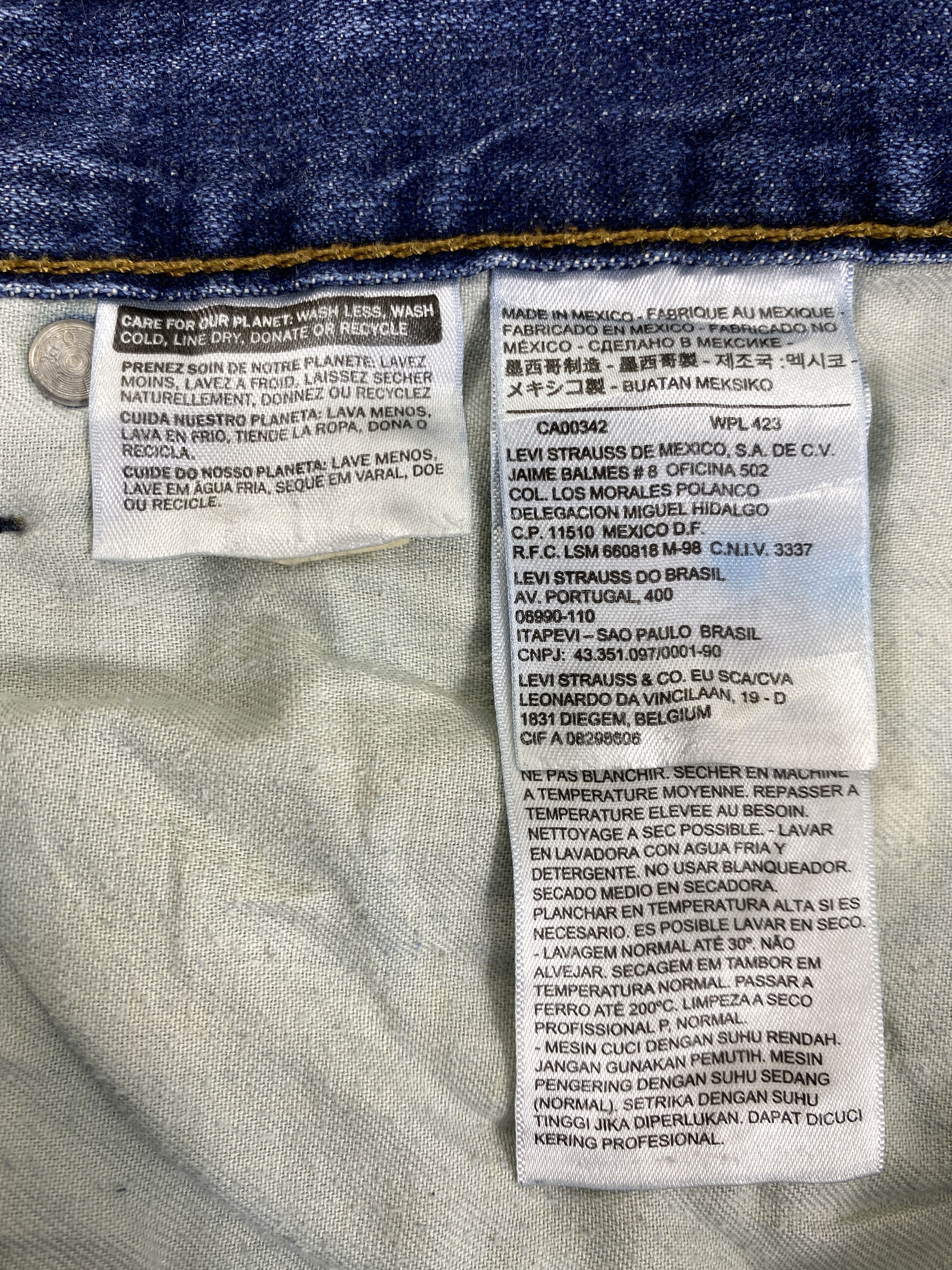 Levi's Distressed Blue Vintage Levi's 514 34x31.5 Denim -SJ130 Size US 34 / EU 50 - 10 Thumbnail