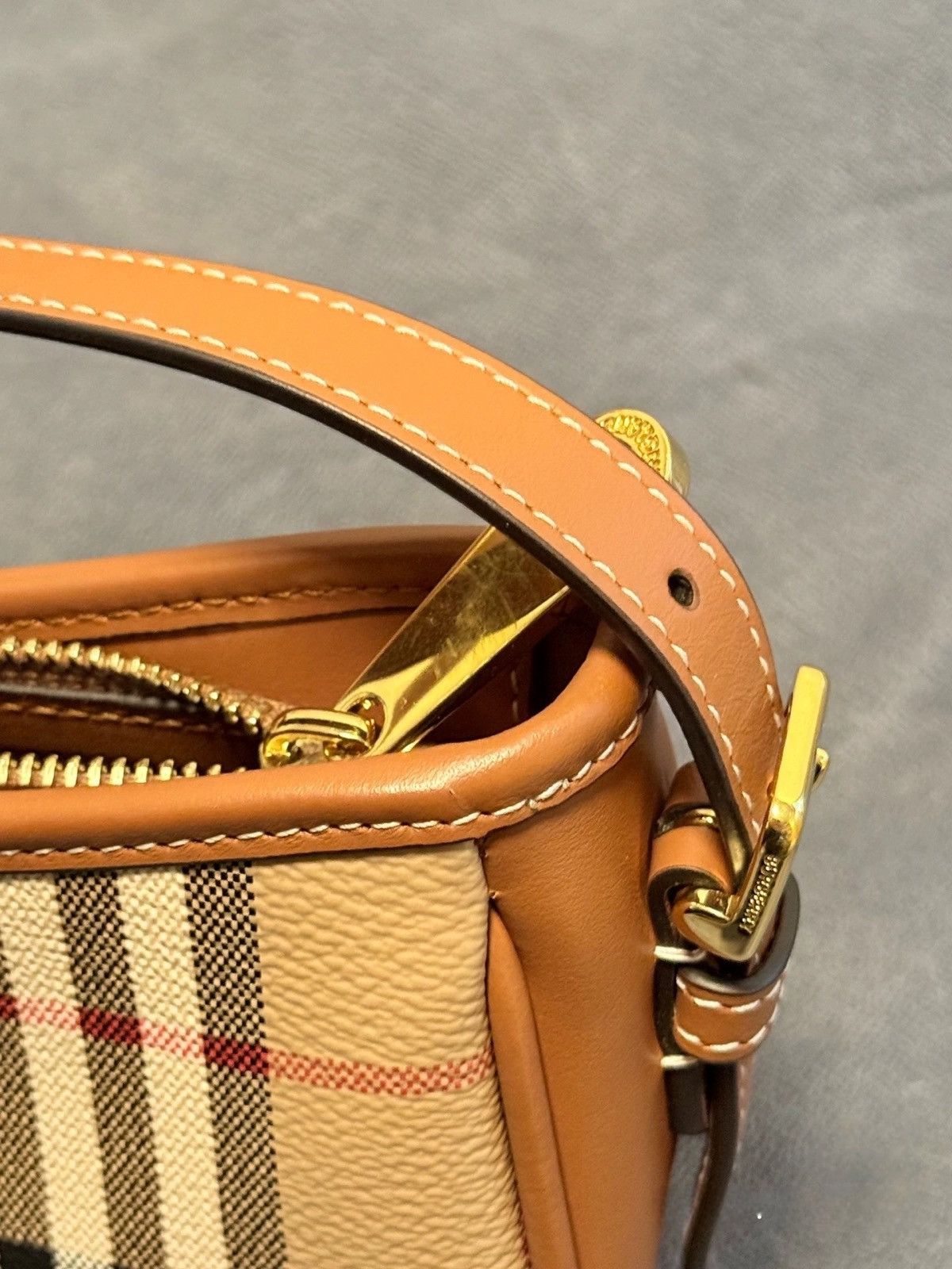 Burberry Burberry Olympia Vintage Check Shoulder Bag Size ONE SIZE - 6 Thumbnail