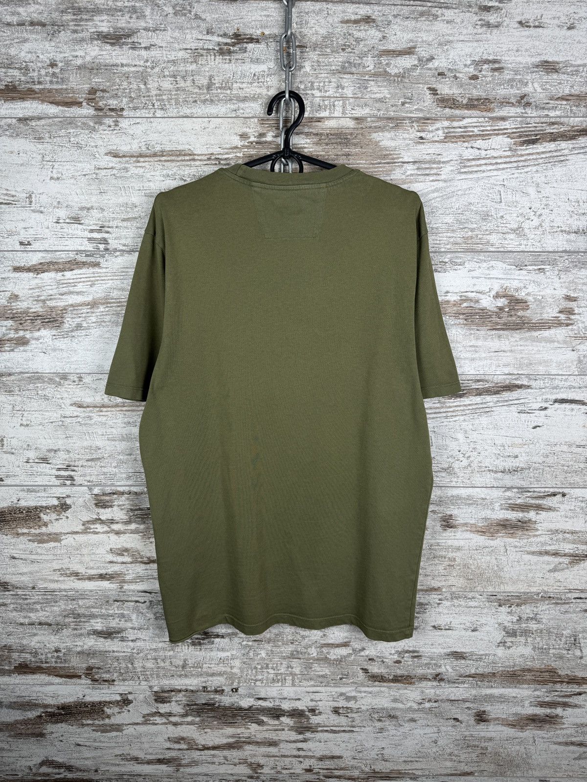C.P. Company Mens Vintage C.P. Company t-shirt big logo tee green Size US M / EU 48-50 / 2 - 12 Thumbnail