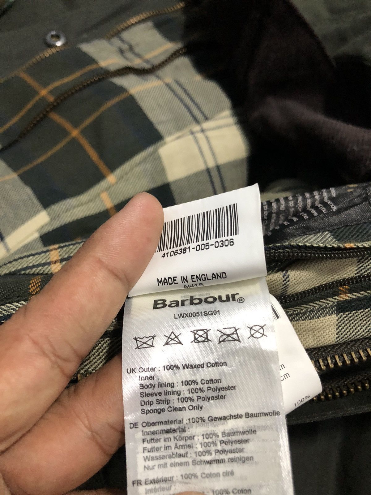 Barbour Barbour Wax Jacket Size US XS / EU 42 / 0 - 11 Thumbnail