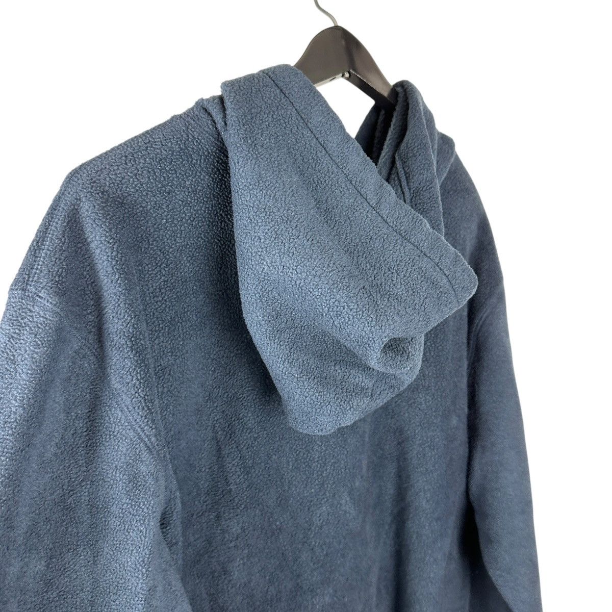 Gap × Vintage Vintage Y2K GAP Blue Fleece Spellout Full Zip Hoodie Size US L / EU 52-54 / 3 - 8 Thumbnail
