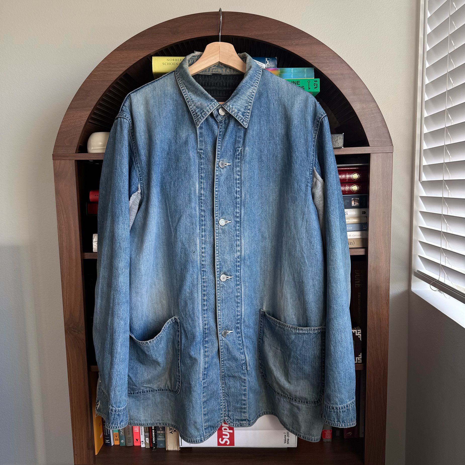 Undercover AW03 Paper Doll Hybrid Reconstructed Denim Chore Jacket Size US L / EU 52-54 / 3 - 6 Thumbnail