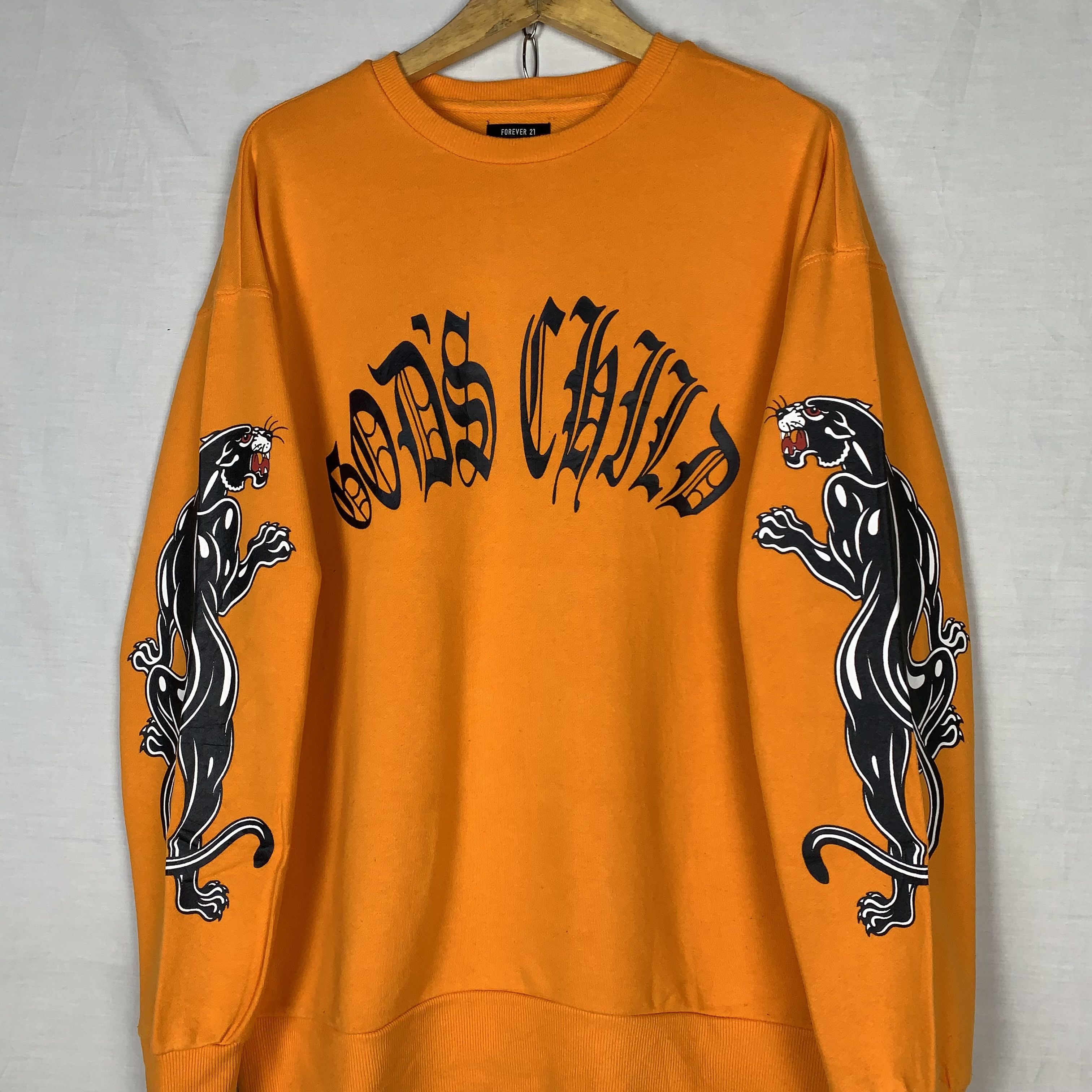 Forever 21 God's Child Sweatshirt Crewneck Size US L / EU 52-54 / 3 - 2 Thumbnail