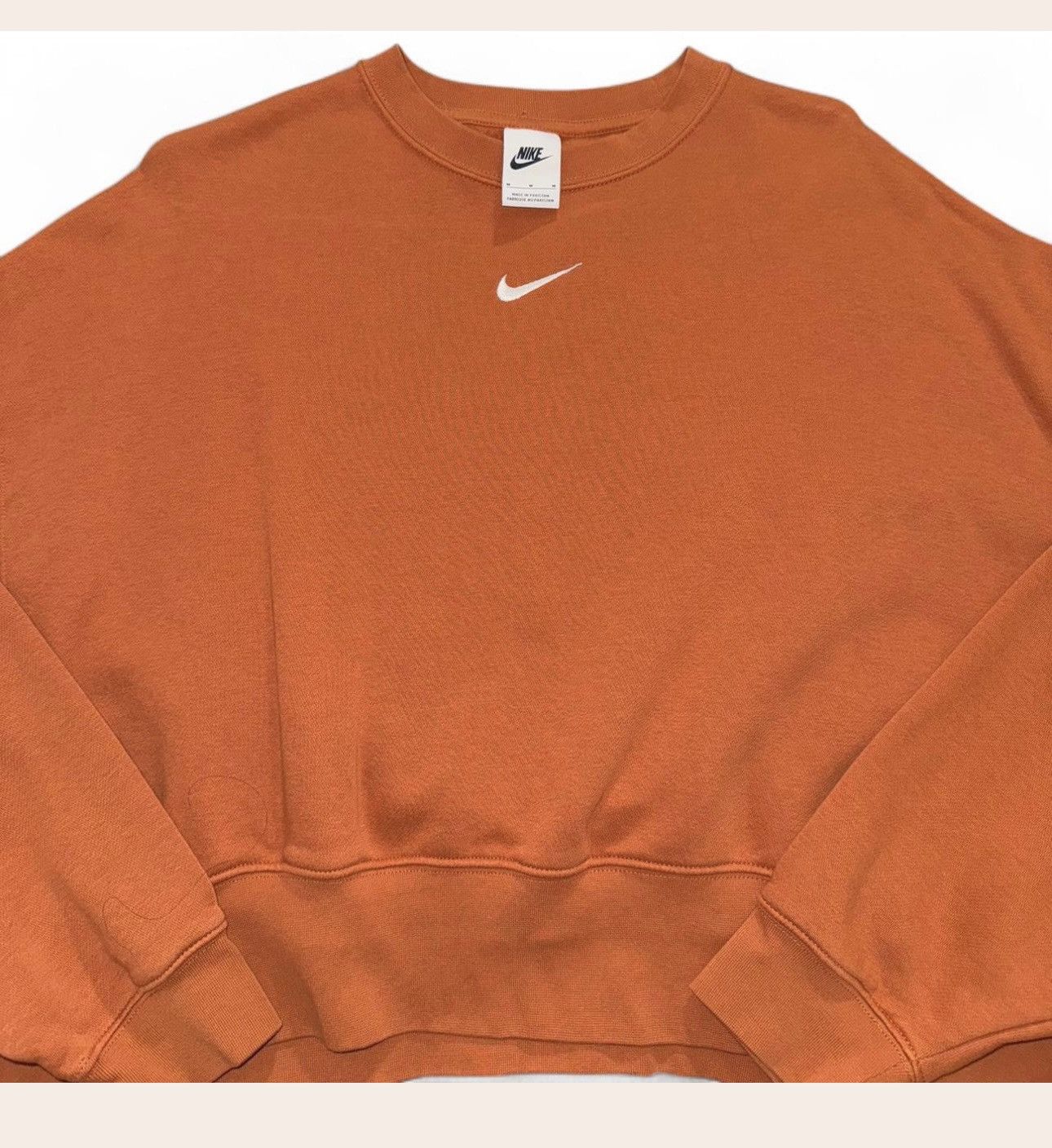 Nike Nike Orange Crewneck Sweatshirt Size XXL / US 16-18 / IT 52-54 - 8 Thumbnail