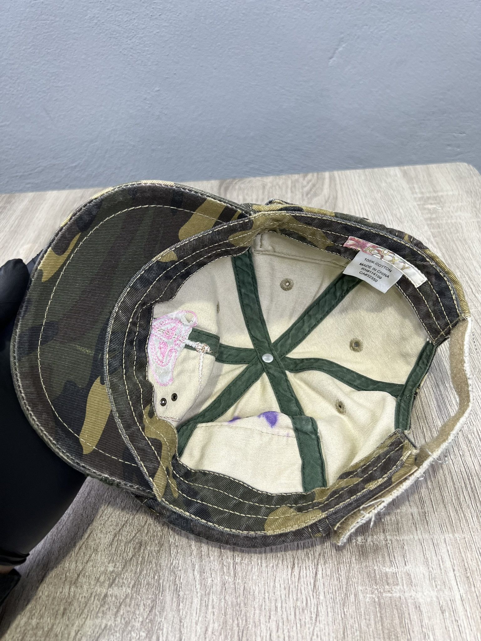 Quicksilver × Quiksilver Roxy Camo Ball Cap With Pockets #4 Size ONE SIZE - 9 Thumbnail