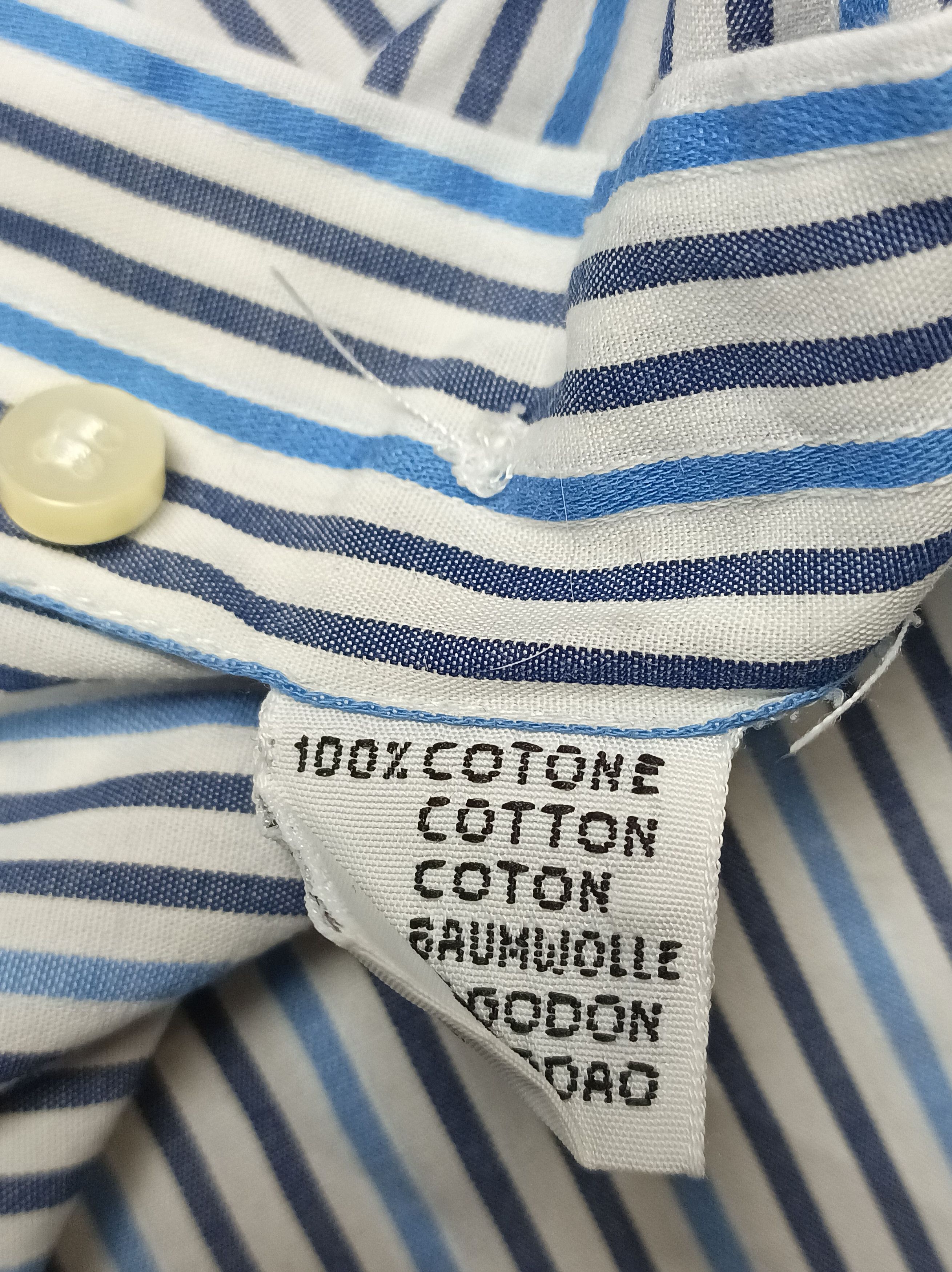 Valentino Valentino Interfit Striped Button Down Shirt Size 15.5 /39 Size US M / EU 48-50 / 2 - 9 Thumbnail