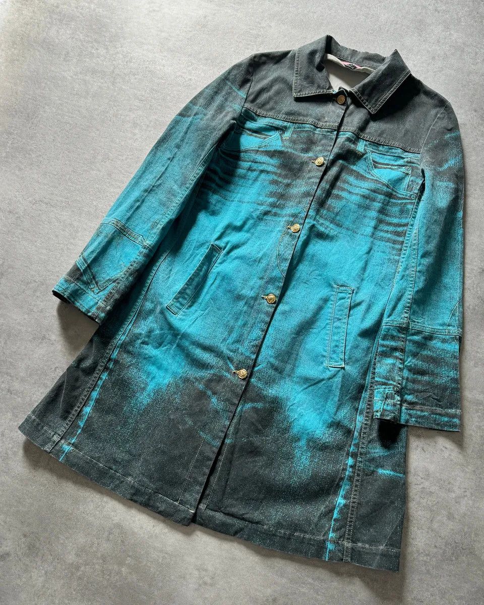 Roberto Cavalli AW2003 Roberto Cavalli Trompe loeil Pockets Blue Jacket Size M / US 6-8 / IT 42-44 - 9 Thumbnail