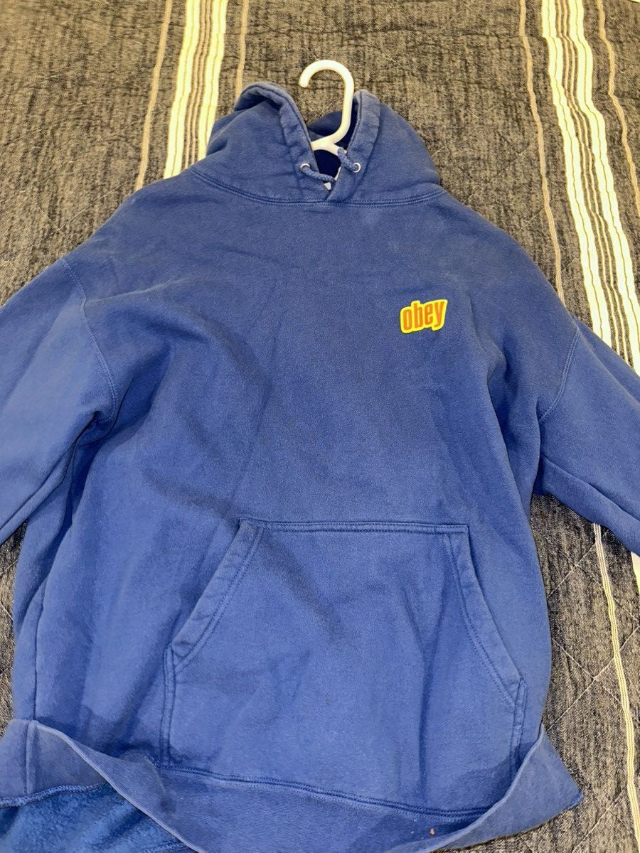 Obey Vintage Obey Hoodie Flames Skate Logo Sweater Size US L / EU 52-54 / 3 - 1 Thumbnail