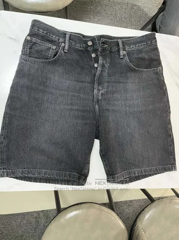 Acne Studios Acne Studios Gray Denim Casual Shorts. Size US 36 / EU 52 - 1 Thumbnail