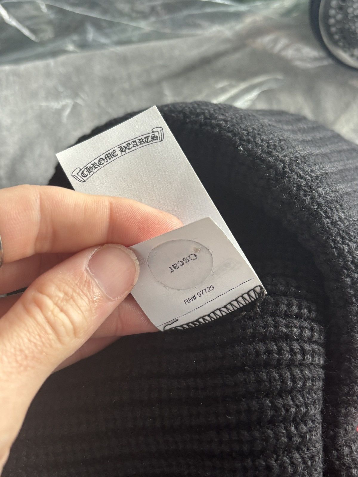 Chrome Hearts CHROME HEARTS | CASHMERE STAR PATCH CROSS DADDY BEANIE Size ONE SIZE - 9 Thumbnail