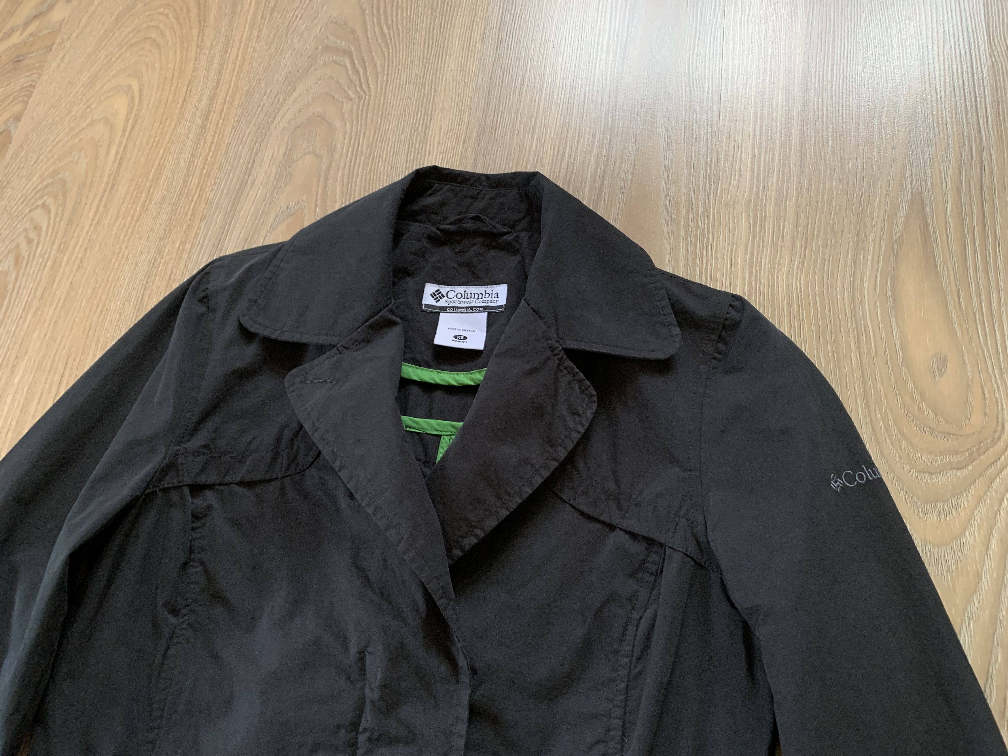 Columbia Women’s Columbia Black Lightweight Trench Coat Jacket Size XS / US 0-2 / IT 36-38 - 4 Thumbnail