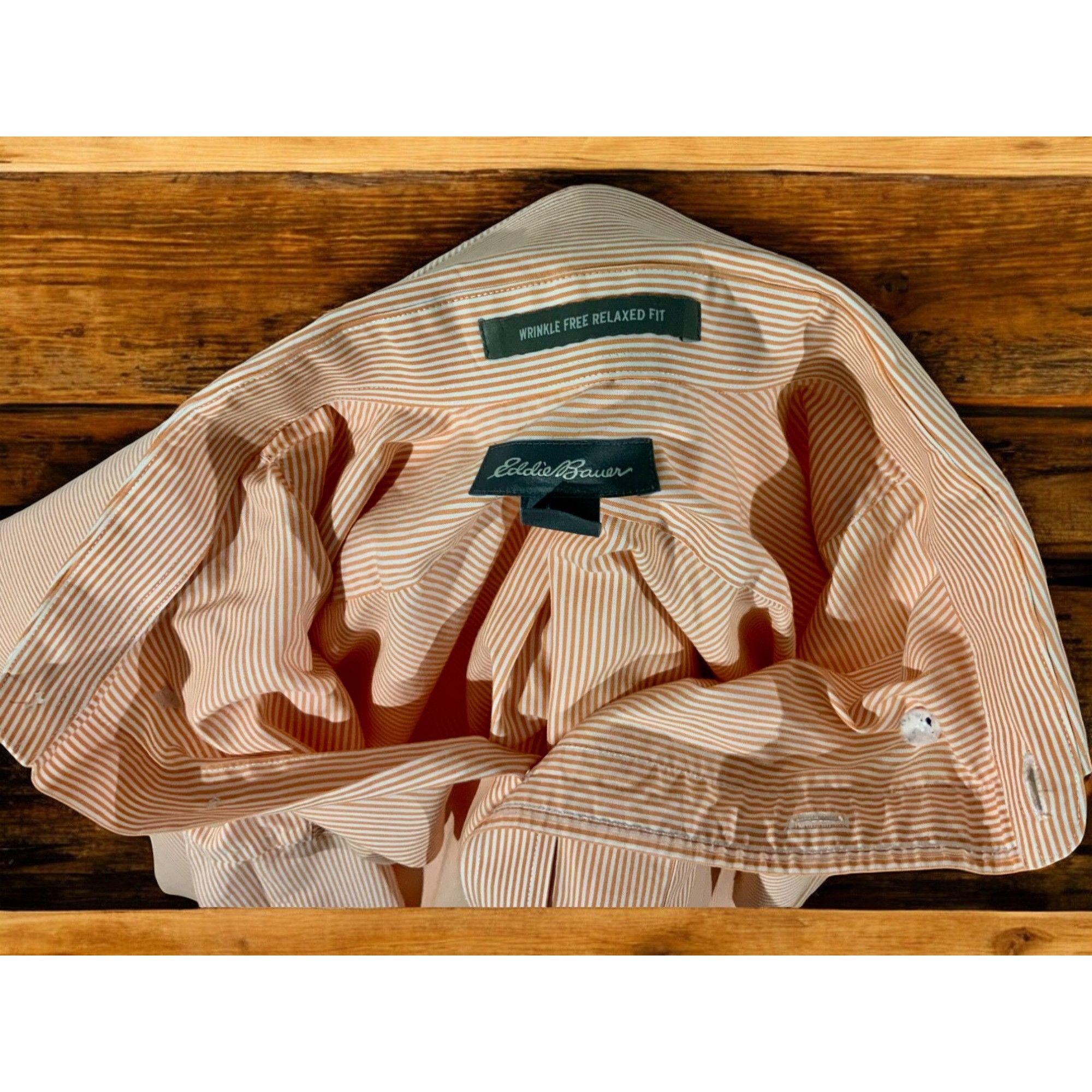Eddie Bauer Eddie Bauer 2XL Wrinkle Free Relaxed Fit Long Sleeve Shirt Size US XXL / EU 58 / 5 - 3 Thumbnail