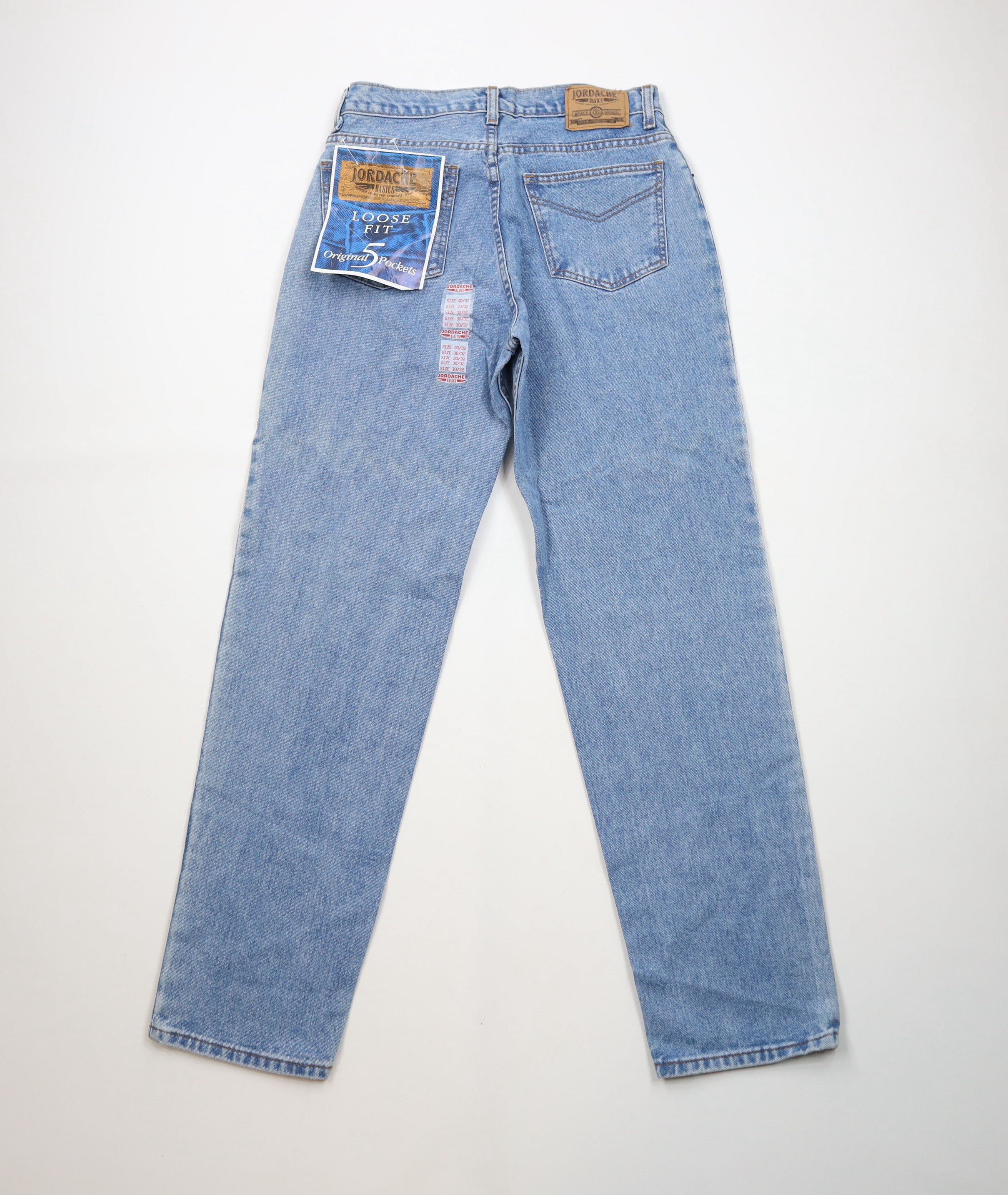Vintage Deadstock Vintage 90s Streetwear Straight Leg Denim Jeans Size US 30 / EU 46 - 7 Thumbnail