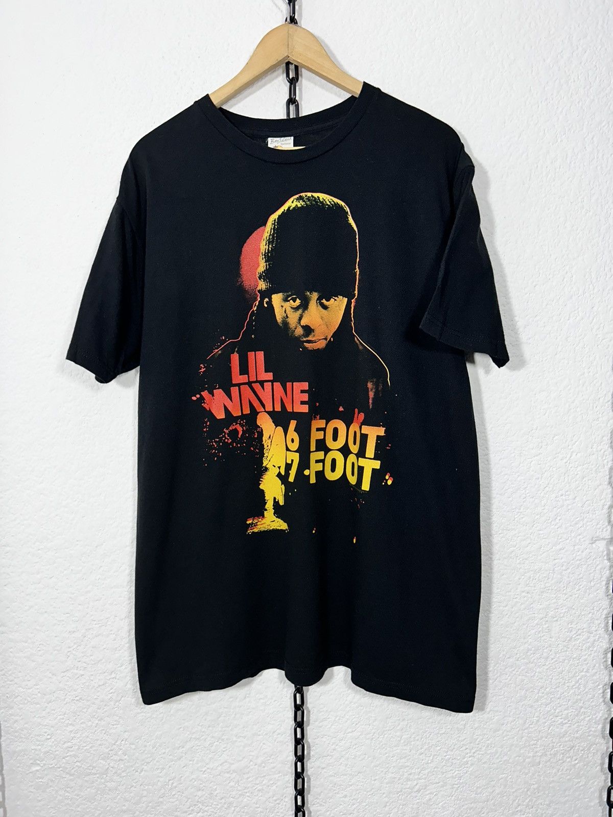 Lil Wayne × Rap Tees × Vintage LIL WAYNE 6FOOT7FOOT VINTAGE TEE 2011 Size US XL / EU 56 / 4 - 1 Thumbnail