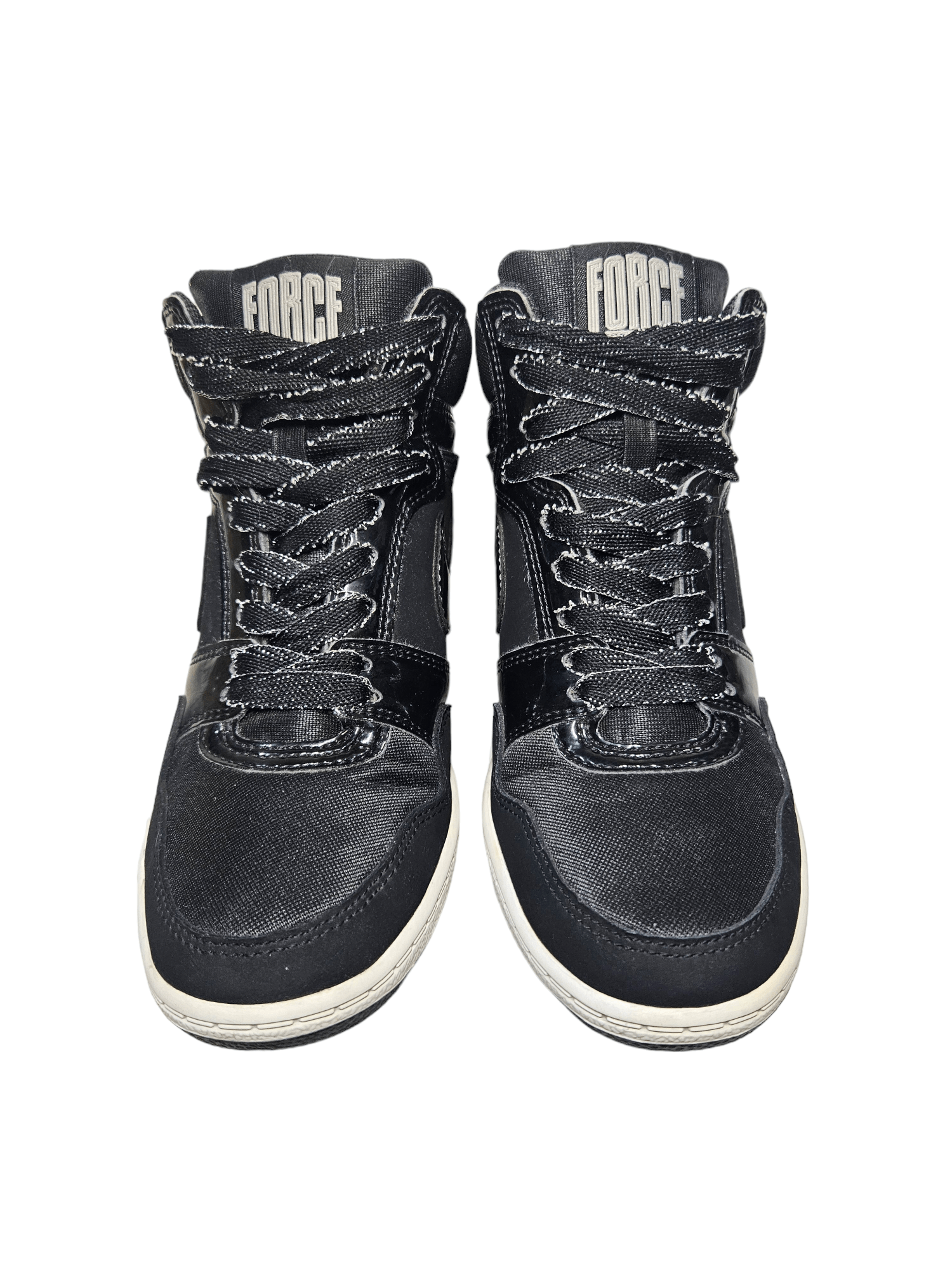 Nike 2016 Nike Force Sky Hi "Black" Wedge Size US 5.5 / IT 35.5 - 8 Thumbnail