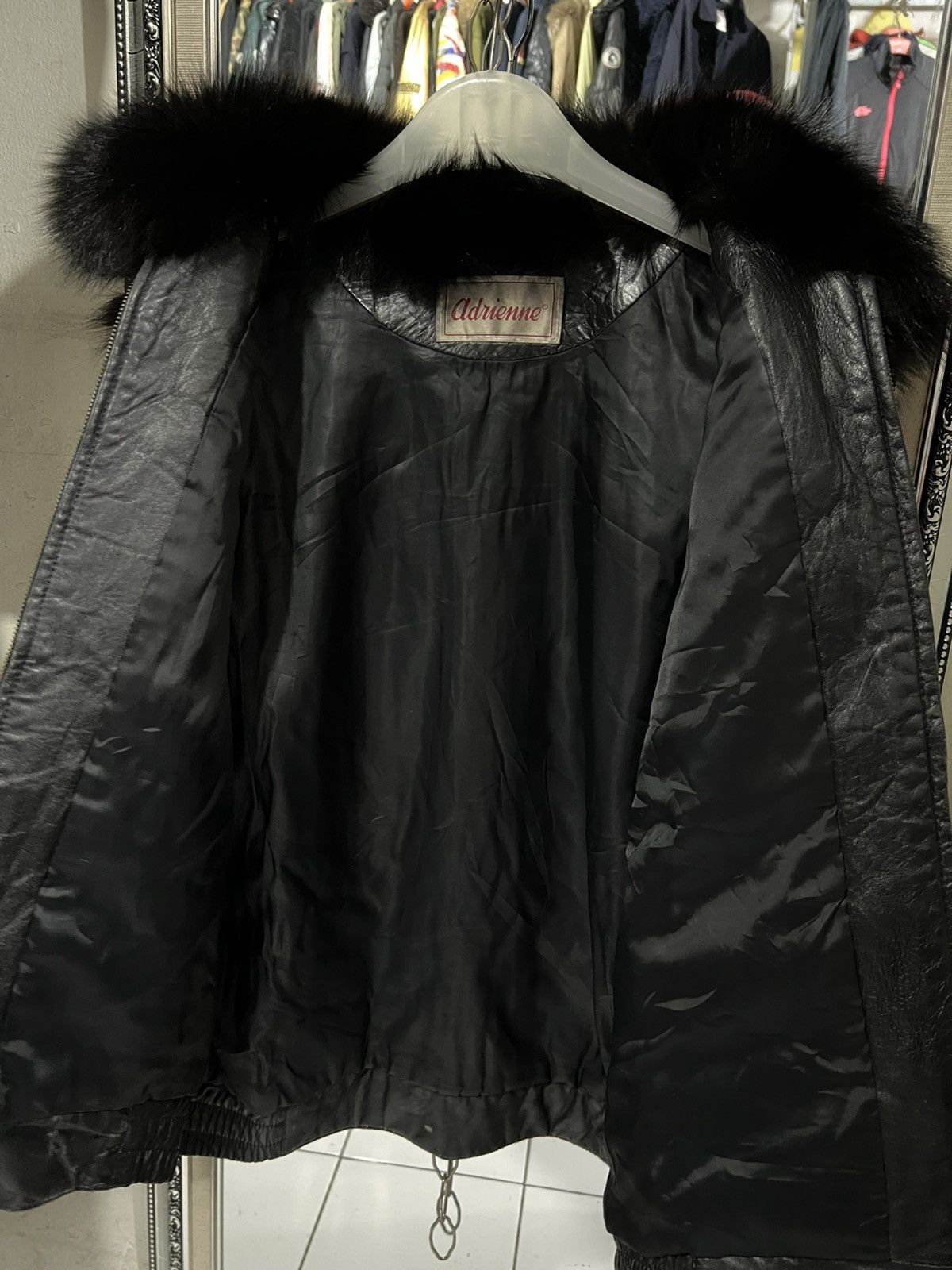 Genuine Leather Vintage Adrienne Genuine Leather Shape Skin Fox Fur Jacket Size US M / EU 48-50 / 2 - 6 Thumbnail