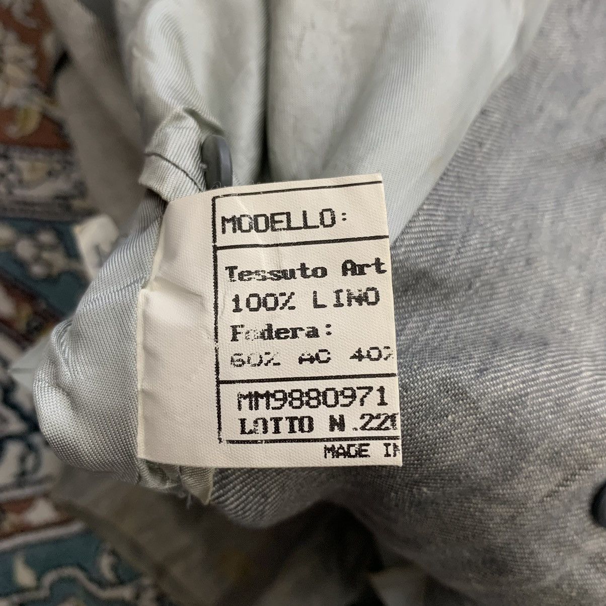 Other FASHION LIBRARY MITSUMINE Italy Designer Grey Blazer Coat Size US M / EU 48-50 / 2 - 4 Thumbnail