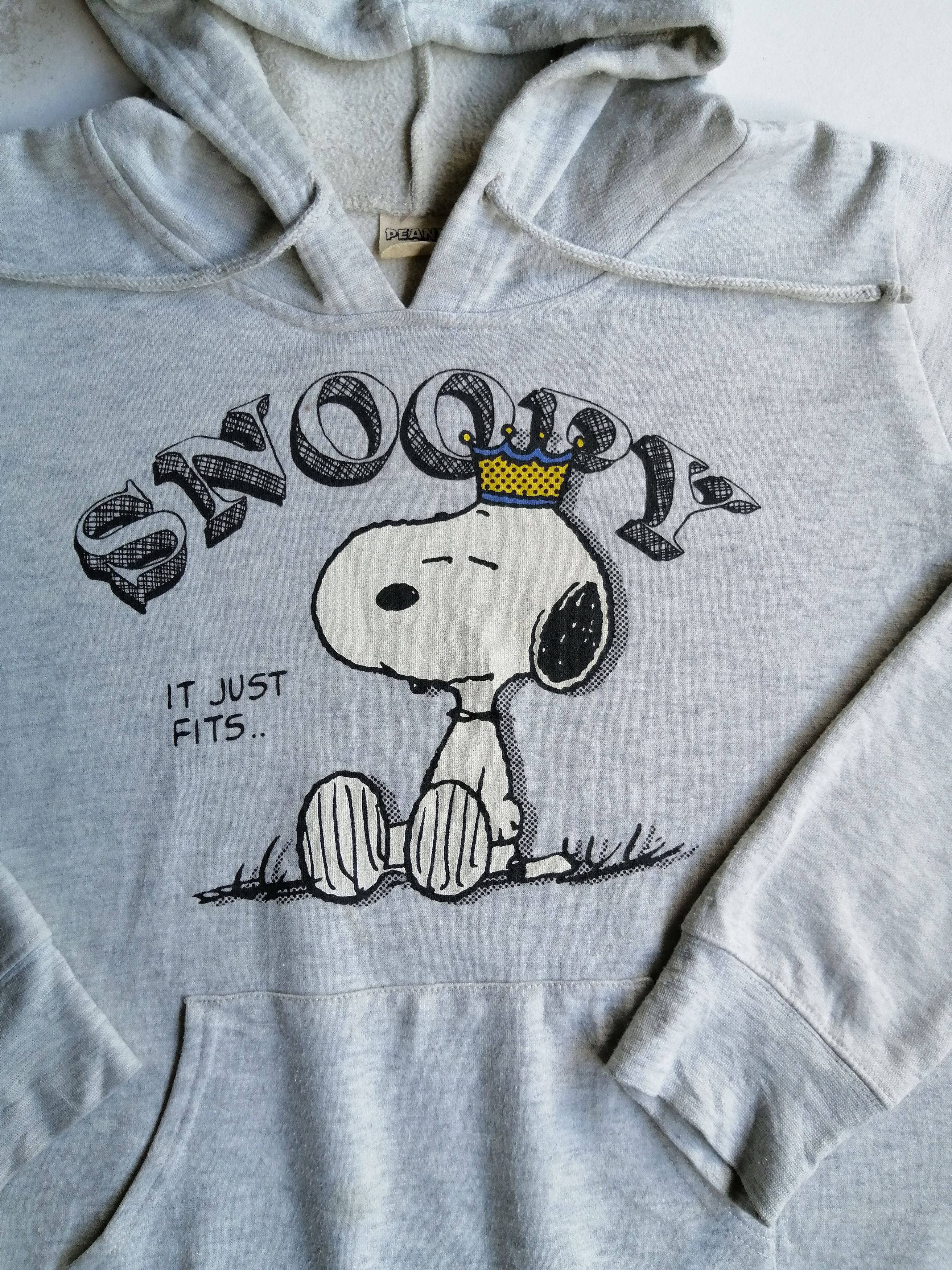 Designer × Peanuts × Vintage Vintage Peanuts Snoopy Hoodie Sweater Size US L / EU 52-54 / 3 - 4 Thumbnail