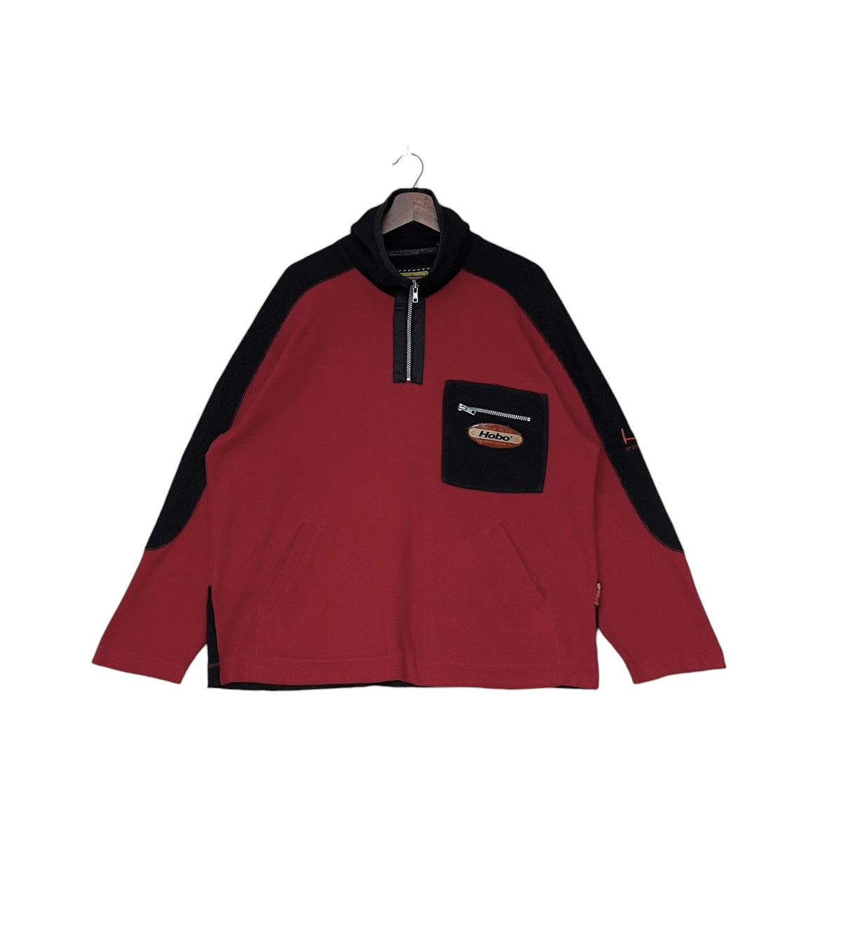 Hobo × Vintage Vintage Hobo Half Zipper Fleece 1990s Size US M / EU 48-50 / 2 - 1 Thumbnail