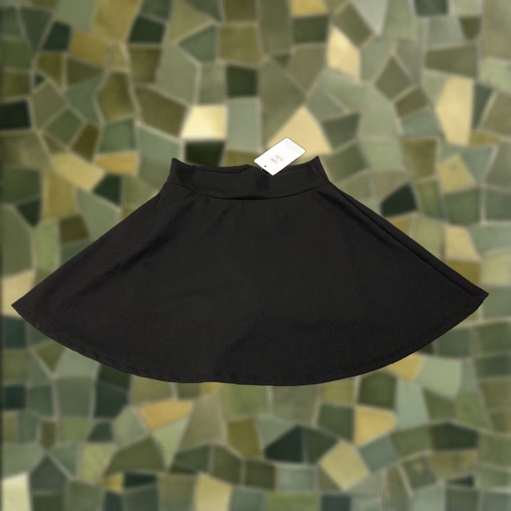 Vintage Heimish USA Womens Skort S Black Mini Stretch Built-In Shorts Sports Size 22" - 1 Thumbnail