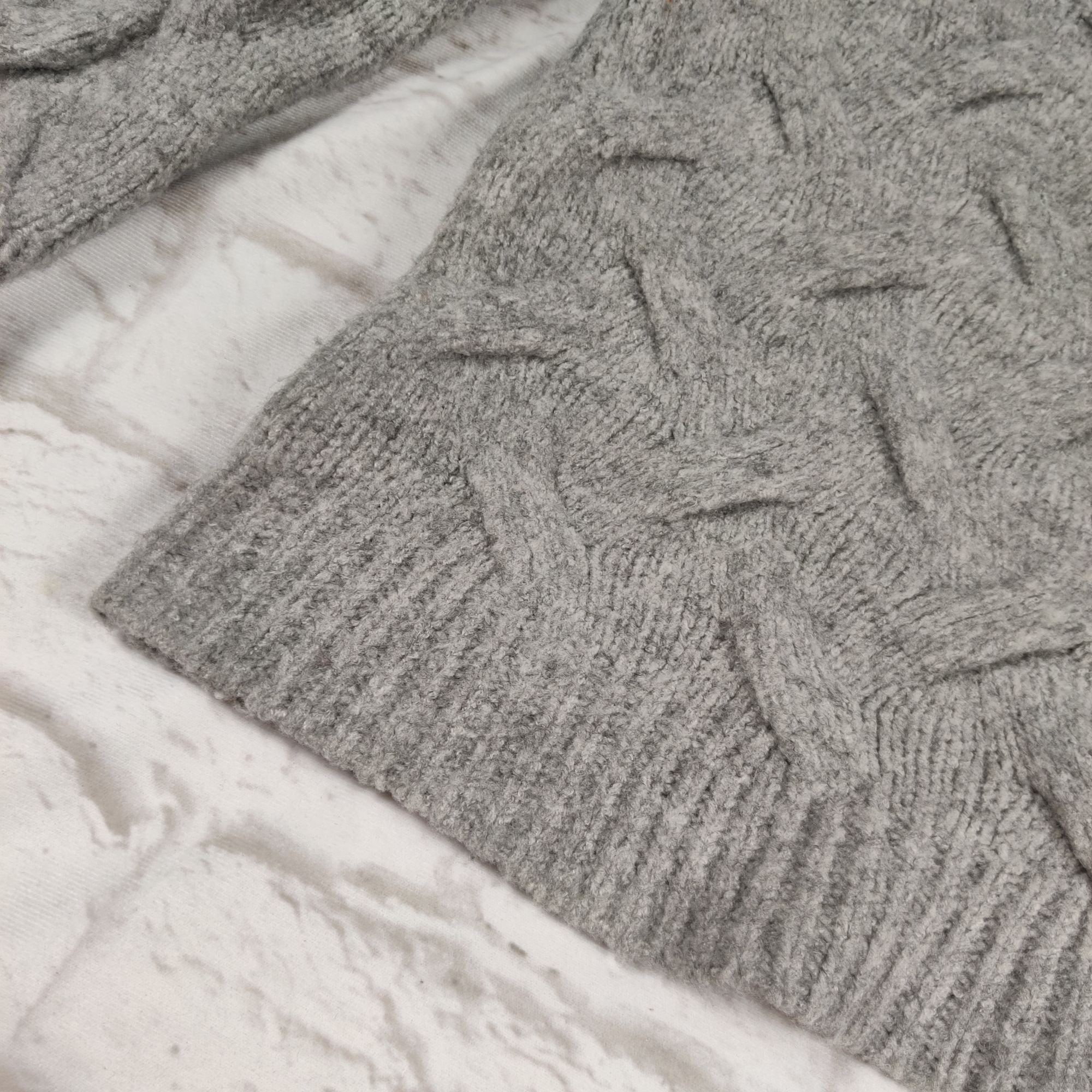 Other Endless Rose S Gray Cable Knit Turtleneck Sweater Pullover C Size S / US 4 / IT 40 - 6 Thumbnail