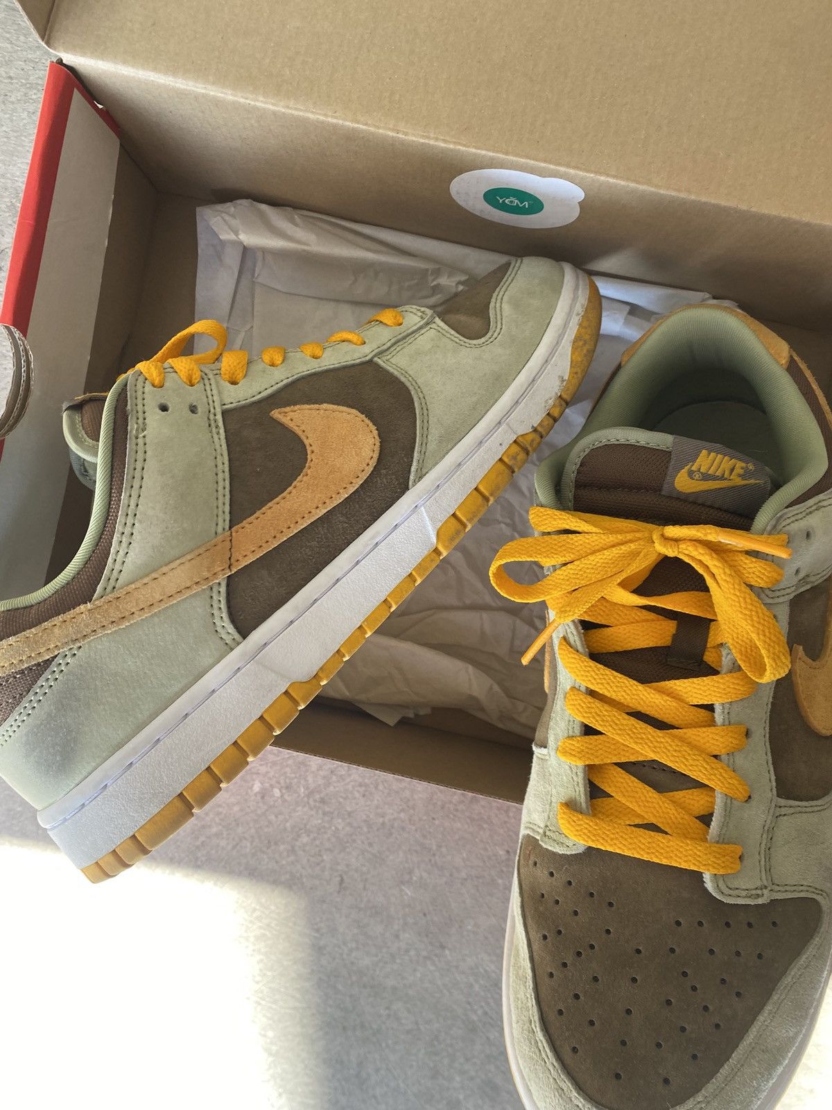 Nike Nike Dunk Low Dusty Olive Size US 10 / EU 43 - 6 Thumbnail