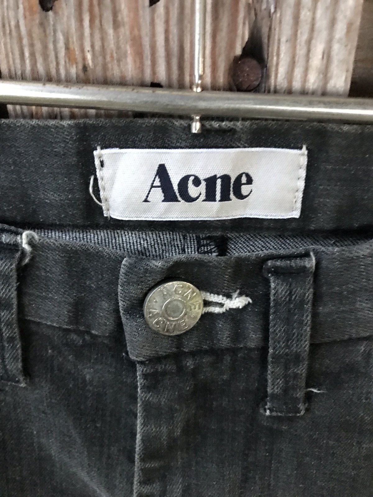 Acne Studios Acne Studios Snake Razor Black Skinny Denim Size US 30 / EU 46 - 4 Thumbnail