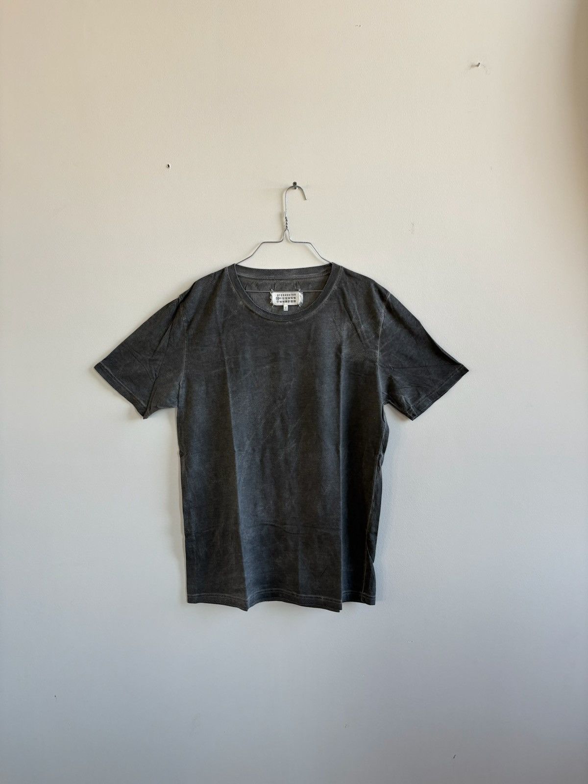Maison Margiela Garment Dyed Margiela T Shirt – Washed Grey