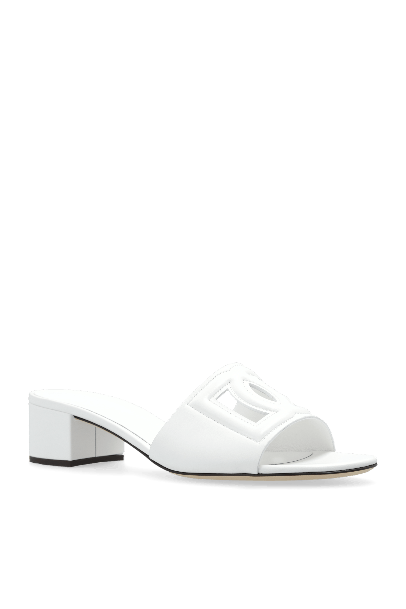 Dolce & Gabbana o1s22i1n0225 DG Logo Slides in White Size US 10 / IT 40 - 4 Thumbnail
