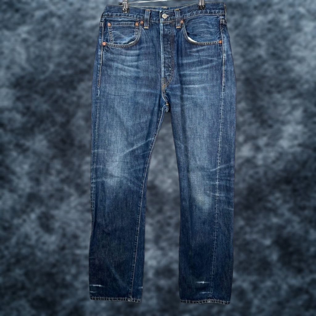 Levi's Levi'S 501 XX Jeans 32 x 30 Blue Denim Distressed Straight Mens Regular Size Type: Jeans Size US 32 / EU 48 - 1 Thumbnail