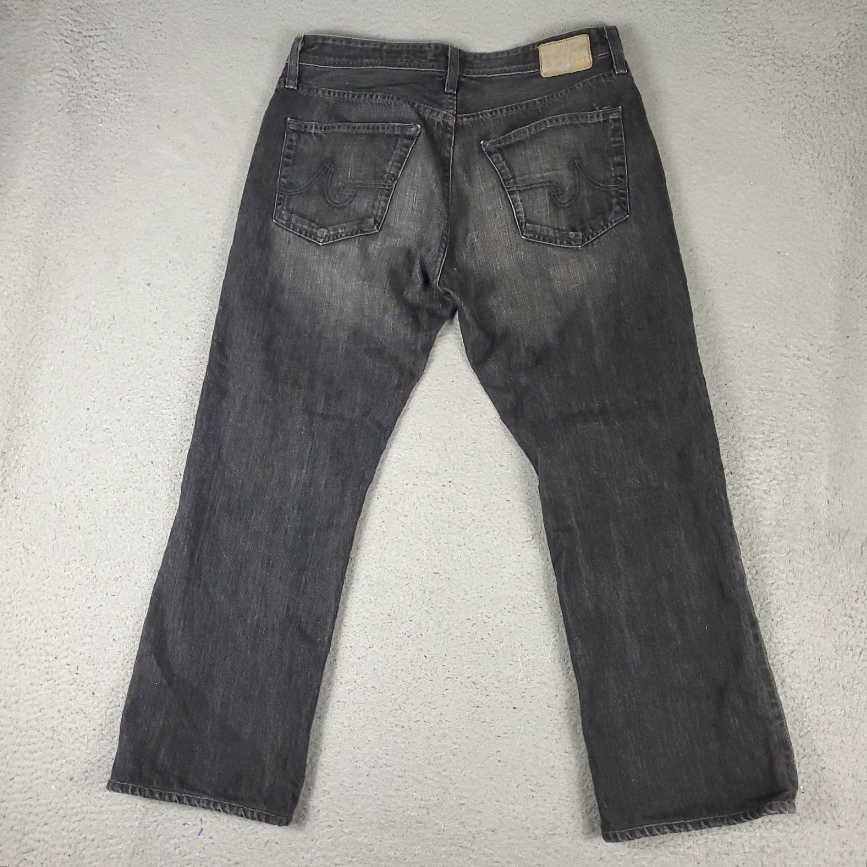 Vintage AG Adriano Goldschmied Jeans Mens 34x28 Gray Protege Straight Pants Size US 34 / EU 50 - 7 Thumbnail
