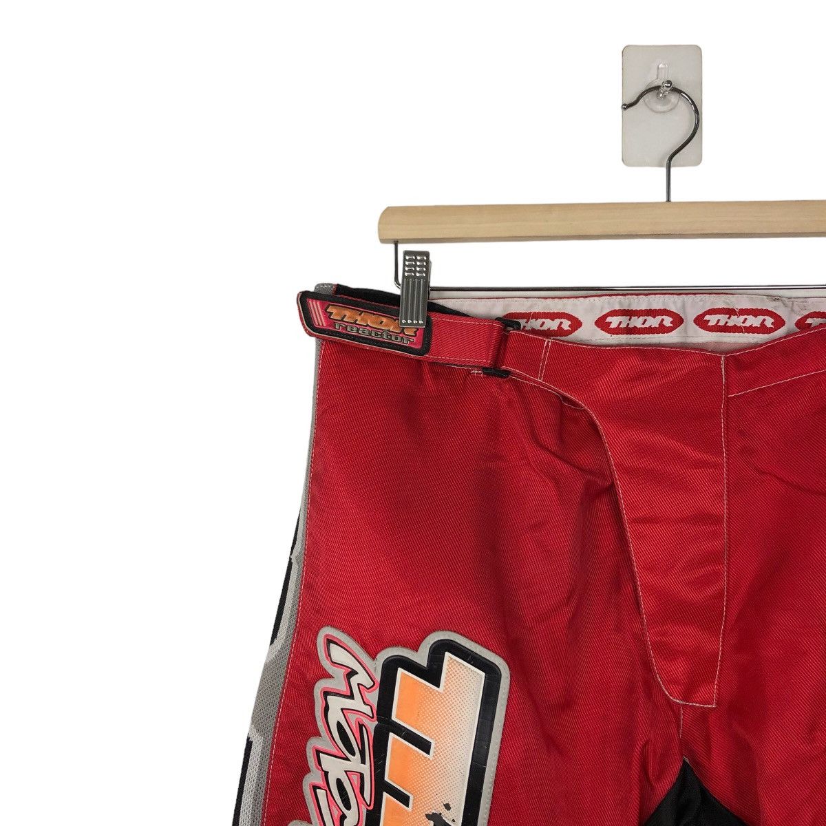 Japanese Brand 🔥RARE MOTORCYCLE CROSS PANTS THOR REACTOR RACING BI LOGO Size US 32 / EU 48 - 5 Thumbnail