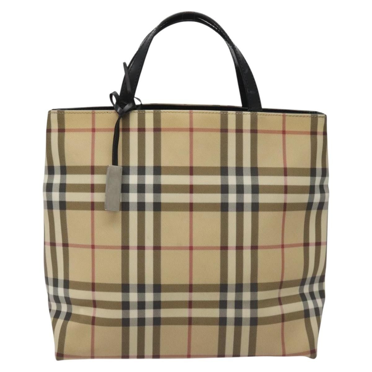 Burberry Burberry Nova Check Handbag Nova Check Canvas Size ONE SIZE - 1 Thumbnail