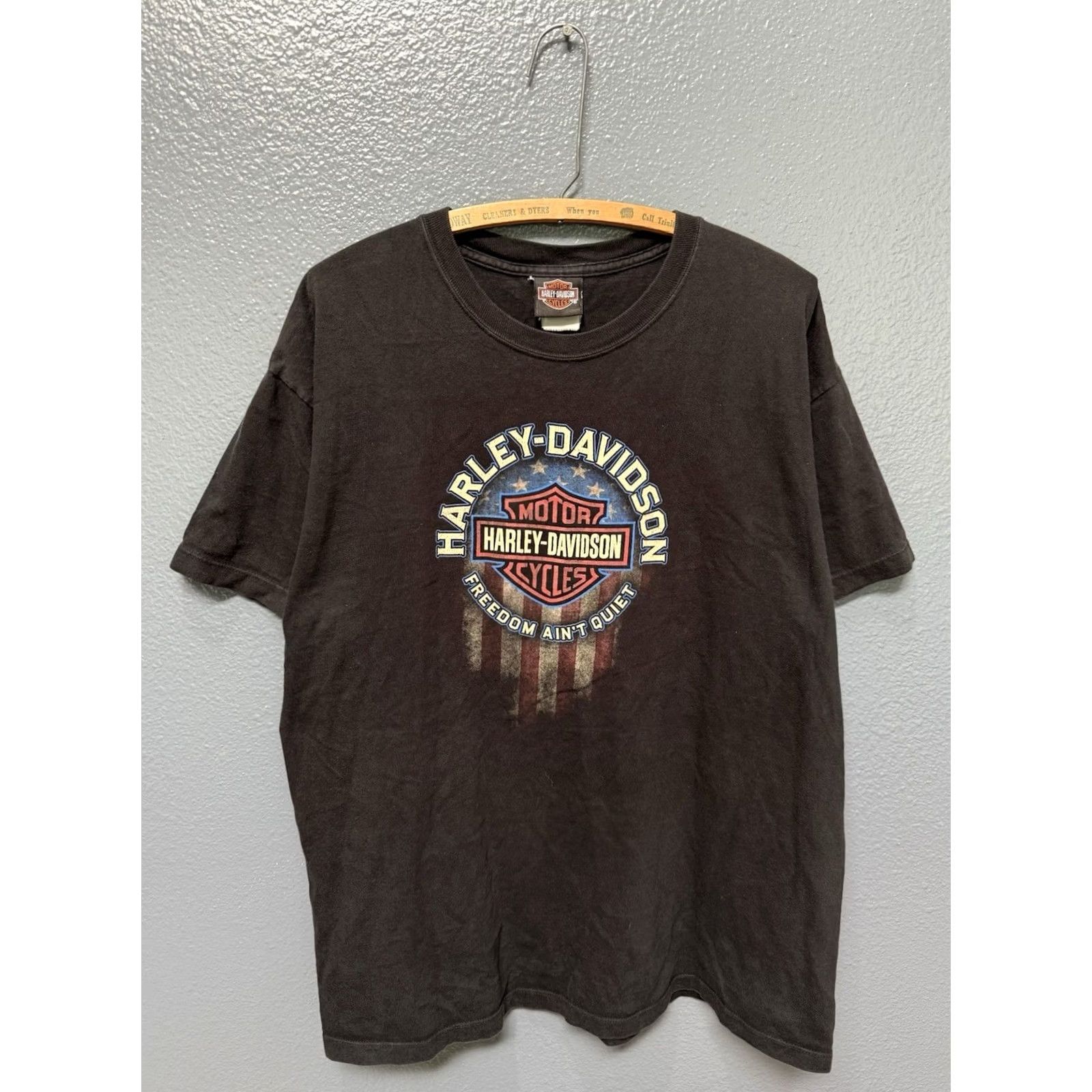 Harley Davidson Harley Davidson Motorcycles Black Biker Tee Shirt XL Y2K Flames Mens Size US XL / EU 56 / 4 - 4 Thumbnail