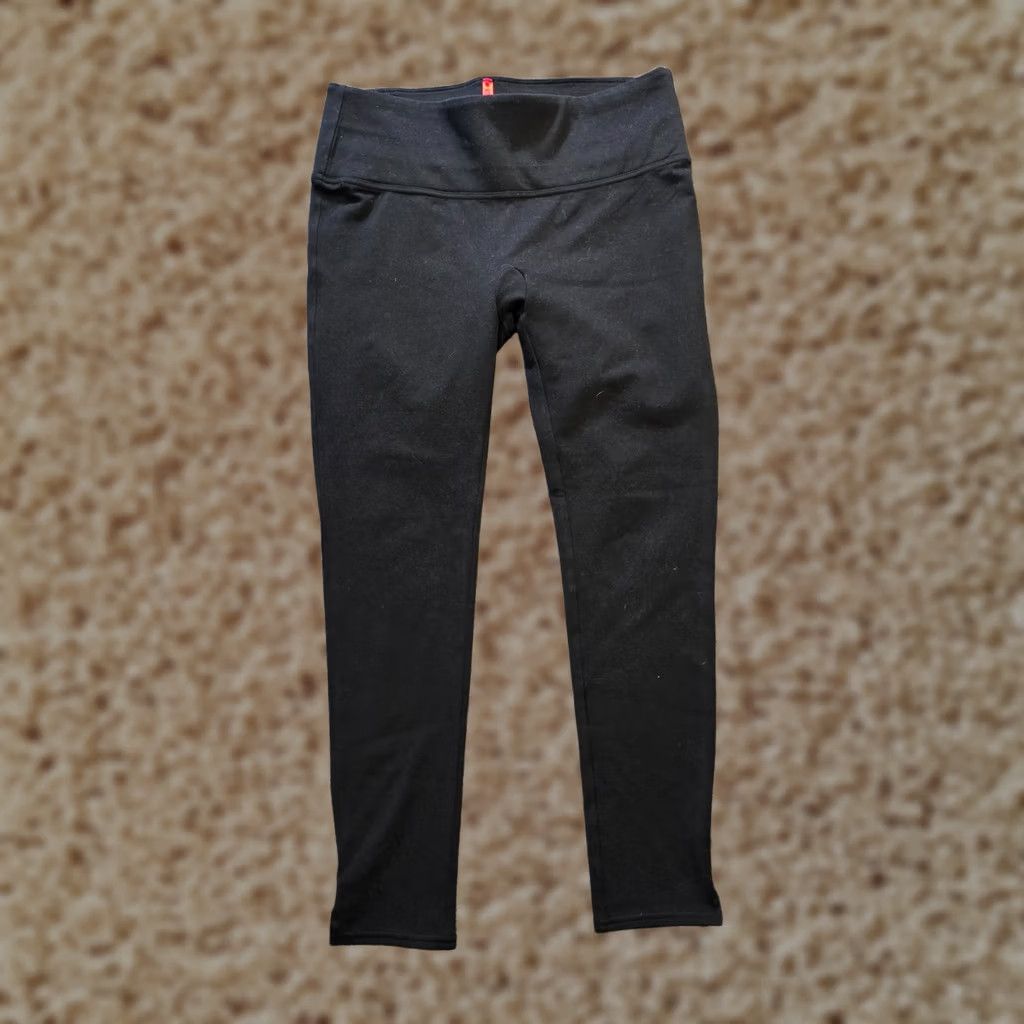 Spanx Spanx Leggings Womens Size L Black Pull On Cropped Capssule Stretch Compression Activewear Yoga Size 36" / US 14 / IT 50 - 1 Thumbnail