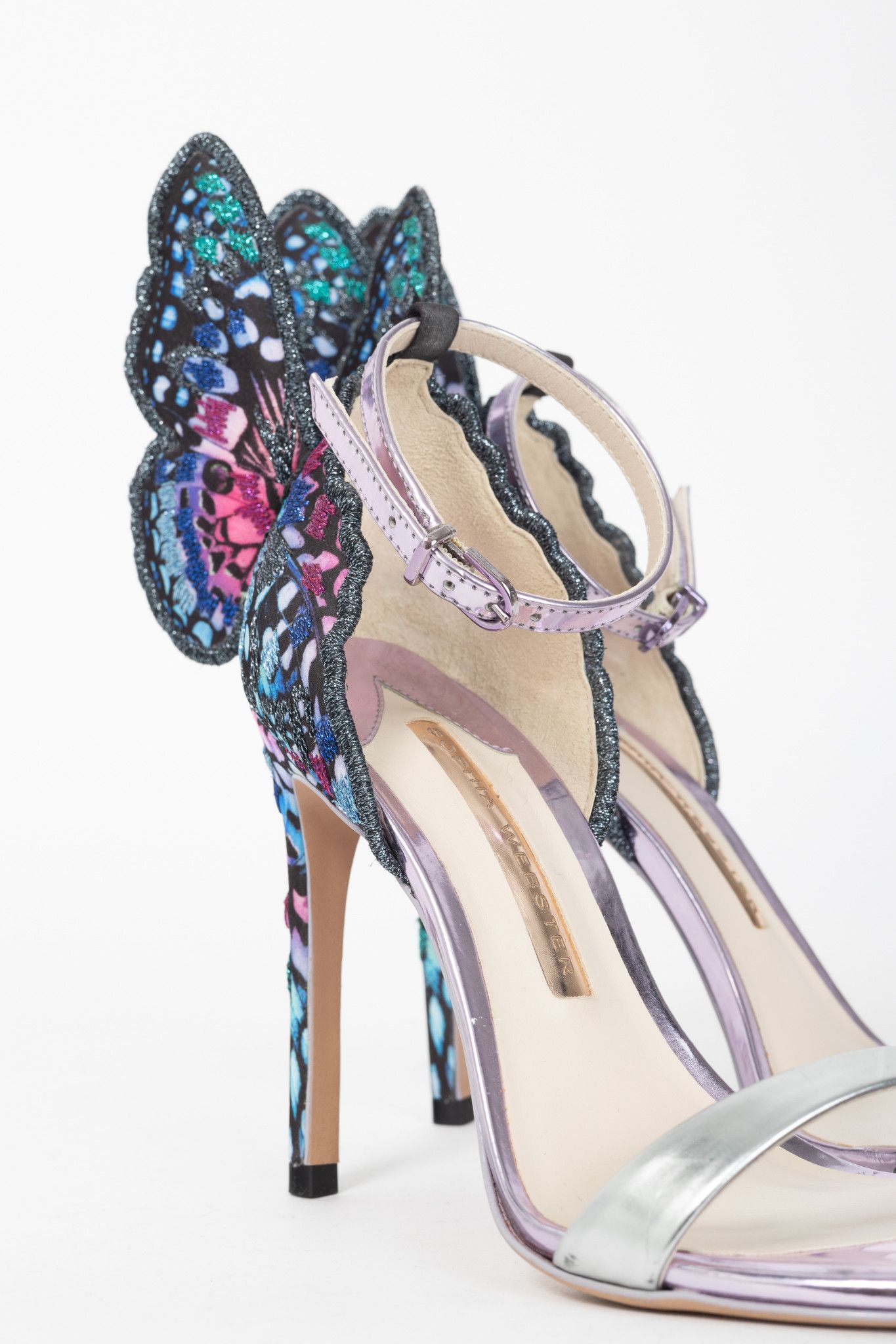 Sophia Webster Sophia Webster Chiara Embroidery Butterfly Sandals Size US 4.5 / IT 34.5 - 7 Thumbnail