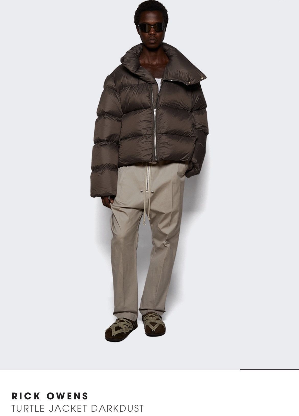 Rick Owens Rick Owen’s Turtle Jacket / Puffer Jacket Size US M / EU 48-50 / 2 - 8 Thumbnail