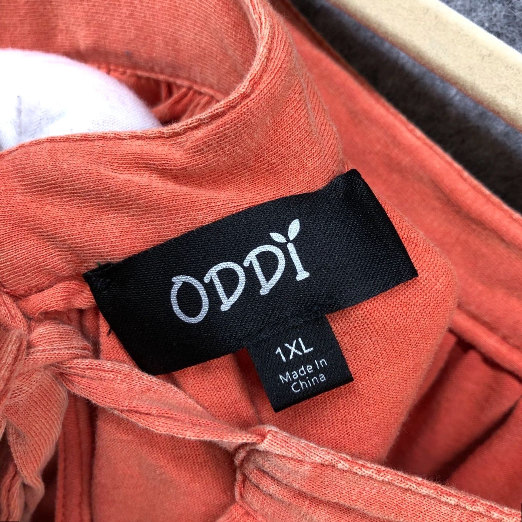 Vintage VINTAGE Oddy Boho Cotton Blouse Womens 1X Short Sleeve Square Neck Tie Back Plus Size Bohemian Size XL / US 12-14 / IT 48-50 - 7 Thumbnail