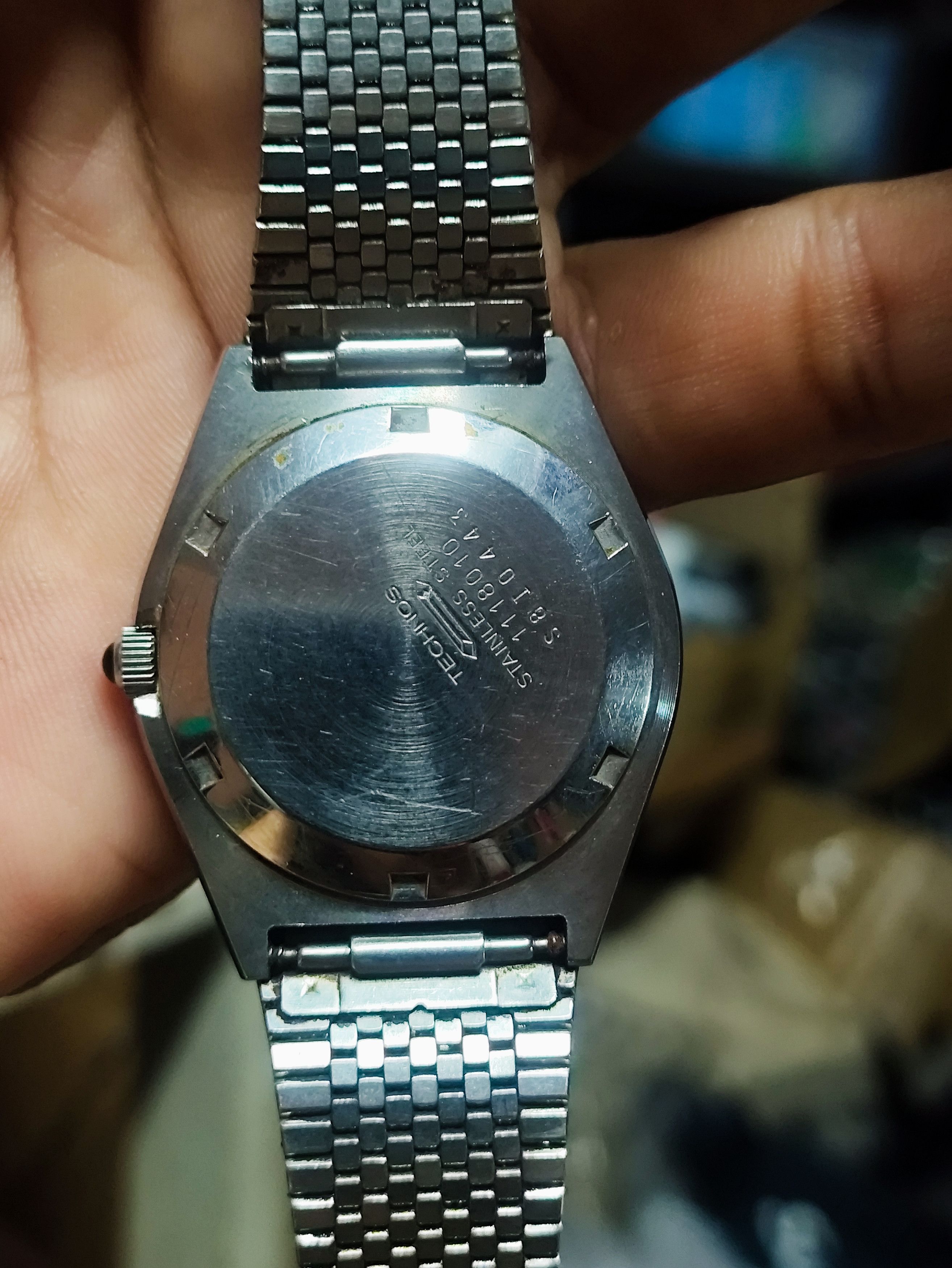Japanese Brand Vintage Technos plaza Watch Quartz engine Size ONE SIZE - 3 Thumbnail
