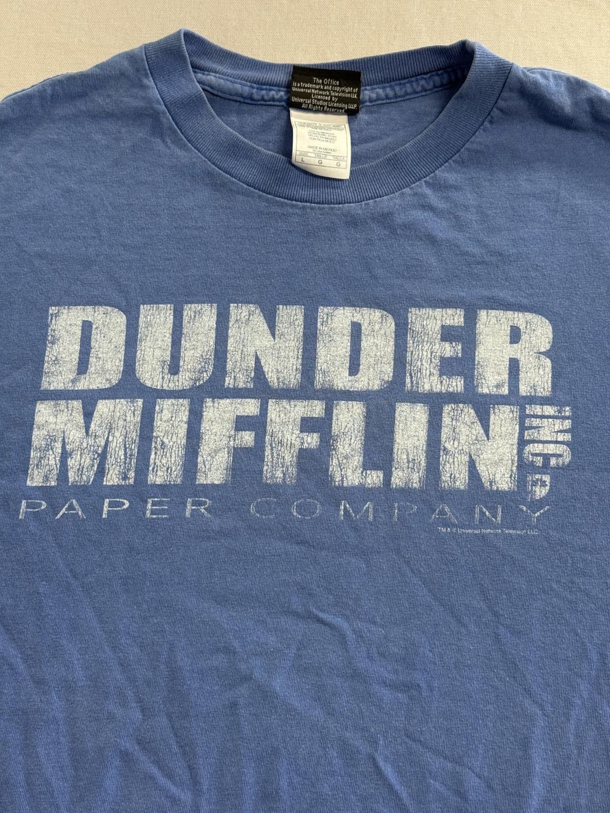 Other Vintage The Office T-shirt Dunder Mifflin Paper Company - L Size US L / EU 52-54 / 3 - 4 Thumbnail